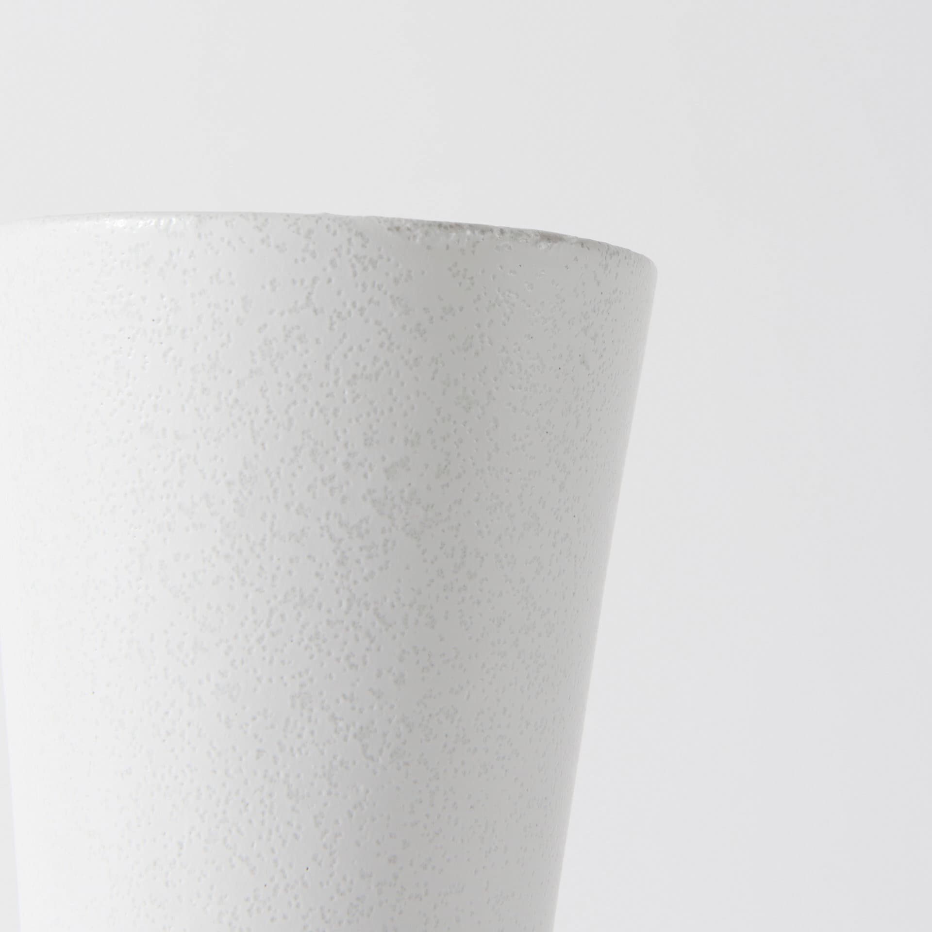 Laforge 9.4H Small White Ceramic Vase — product photograph