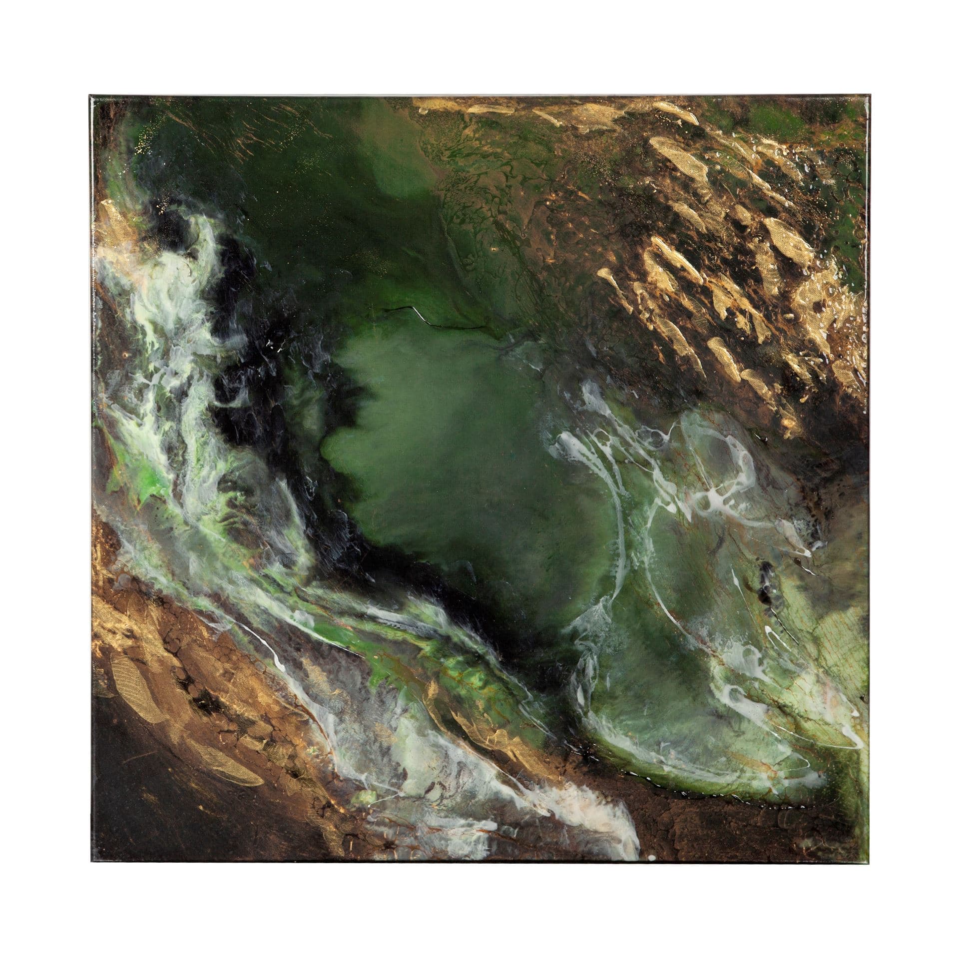 Unknown by Corrie LaVelle a Hand Embellished Textured Canvas — product photograph