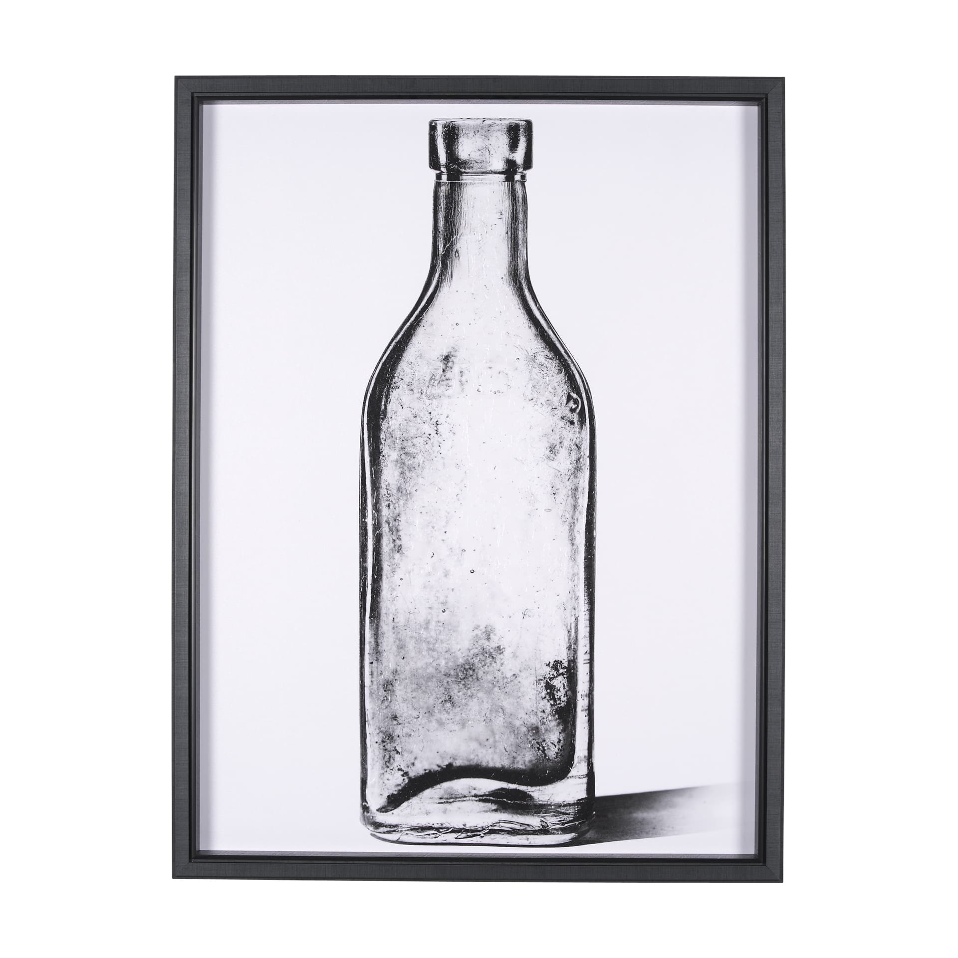 Collected Glassware - Vintage by Paige Craig a Hand Embellished Textured Framed Art Print — product photograph