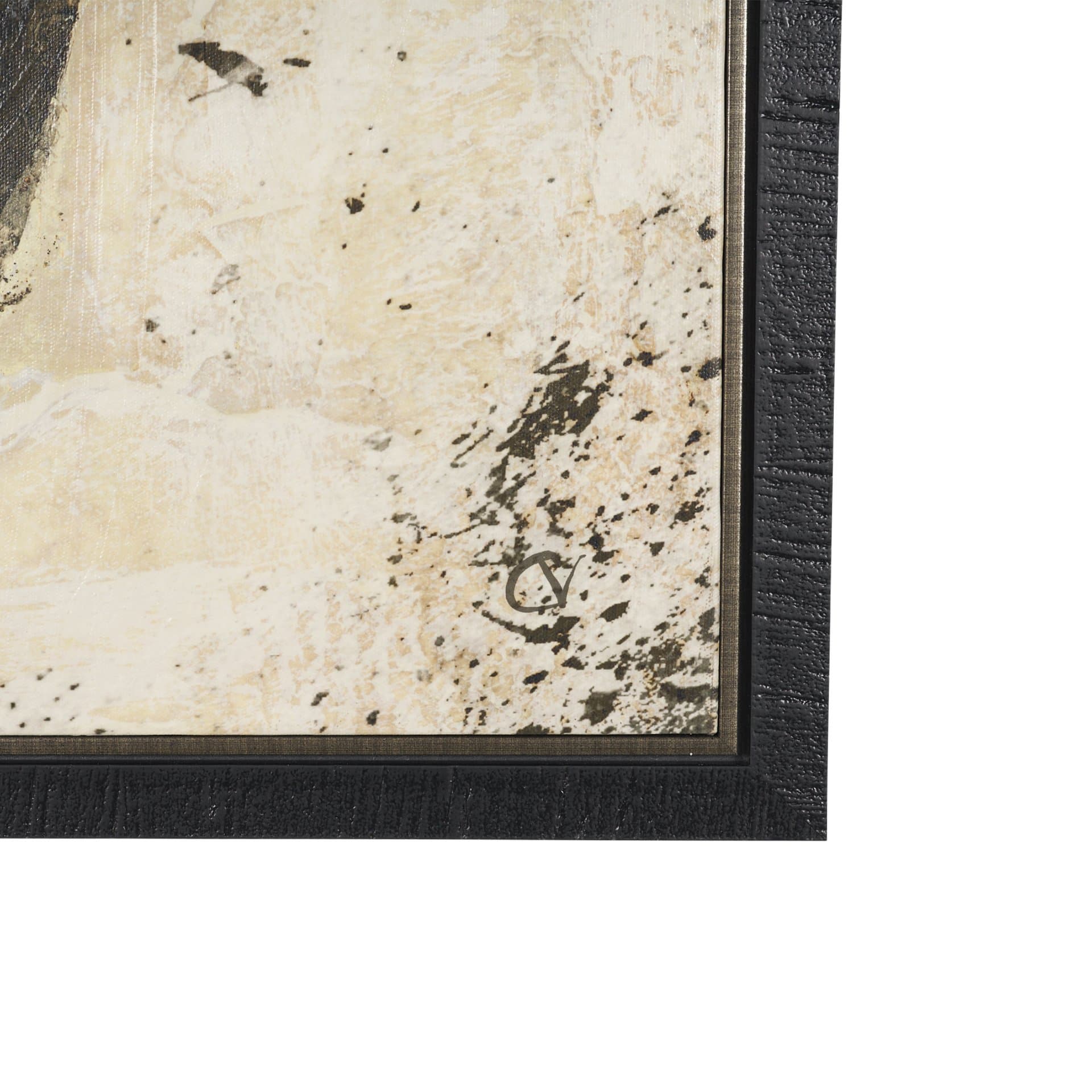 Held in Earth I by Mercana Studio Hand-Embellished Textured Framed Canvas Artwork — product photograph