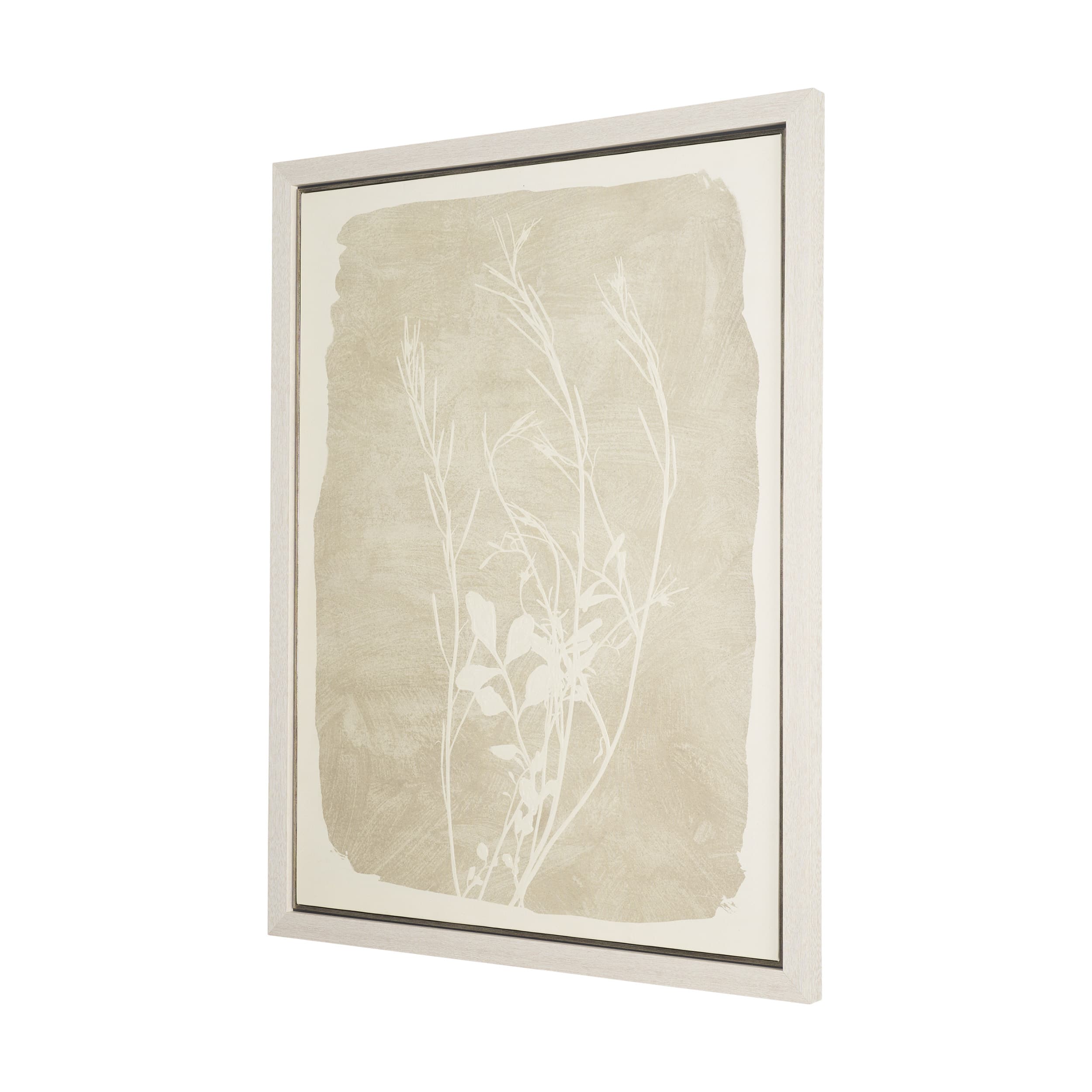 Field Study I: Growth by Mercana Studio Hand-Embellished Textured Framed Canvas Artwork — product photograph