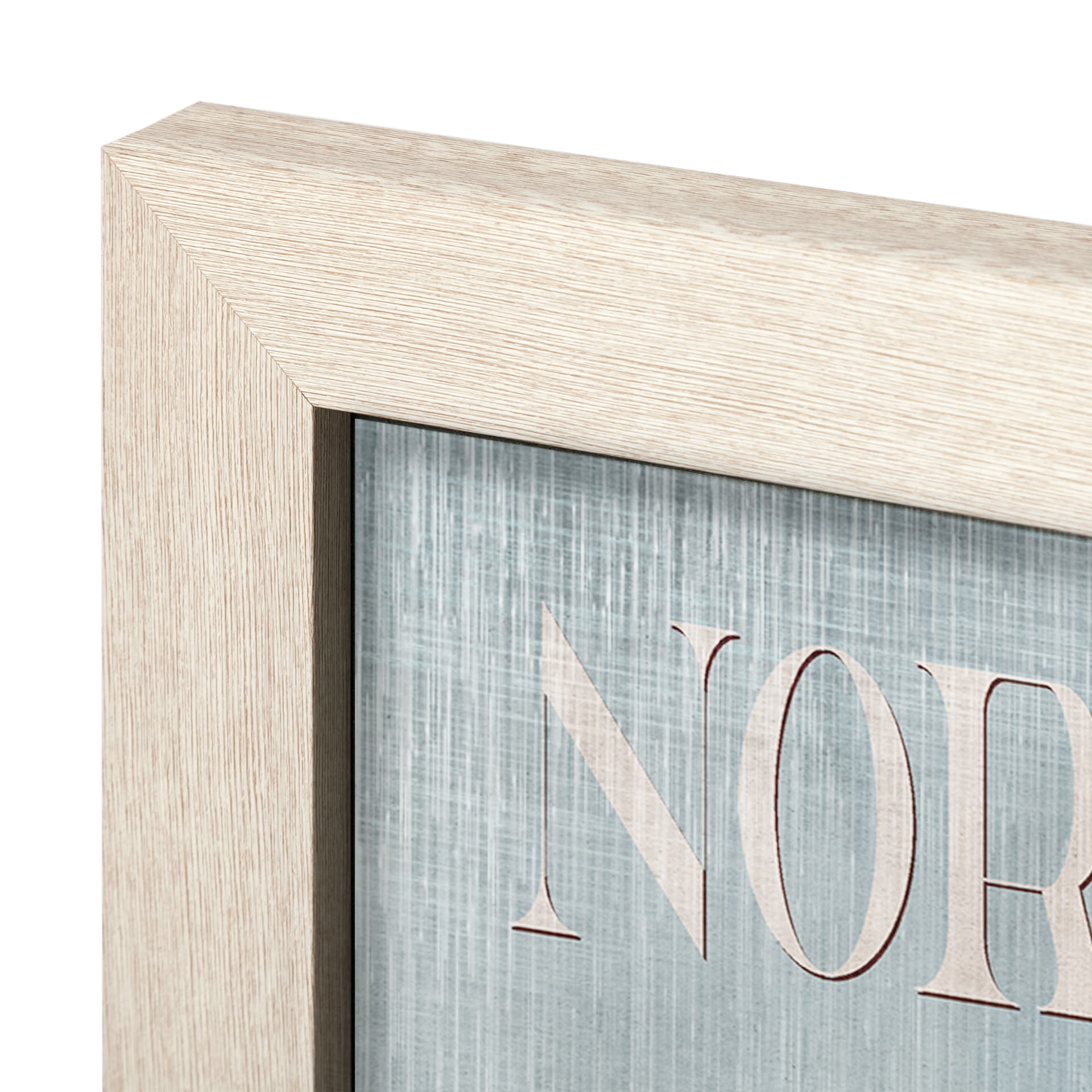 North Carolina by Mercana Studio a Hand Embellished Textured Framed Art Print — product photograph