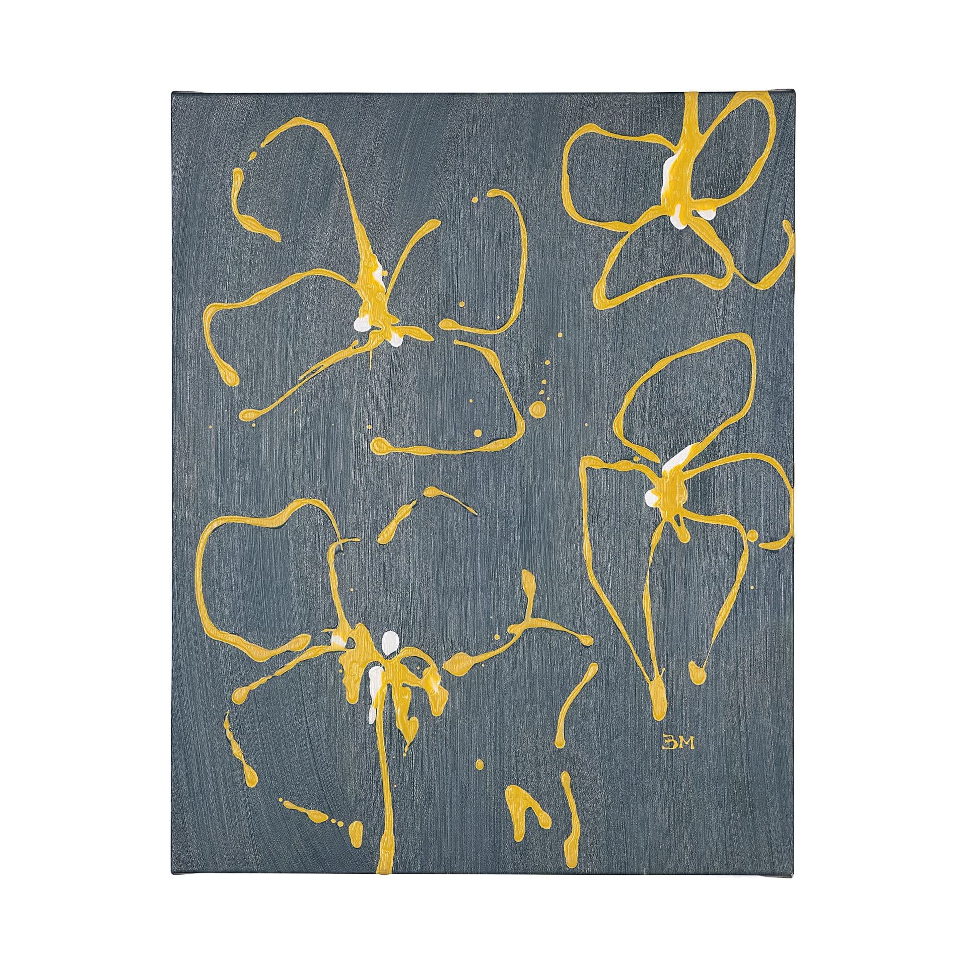 Blossom II by Mercana Studio a Hand Embellished Textured Canvas — product photograph