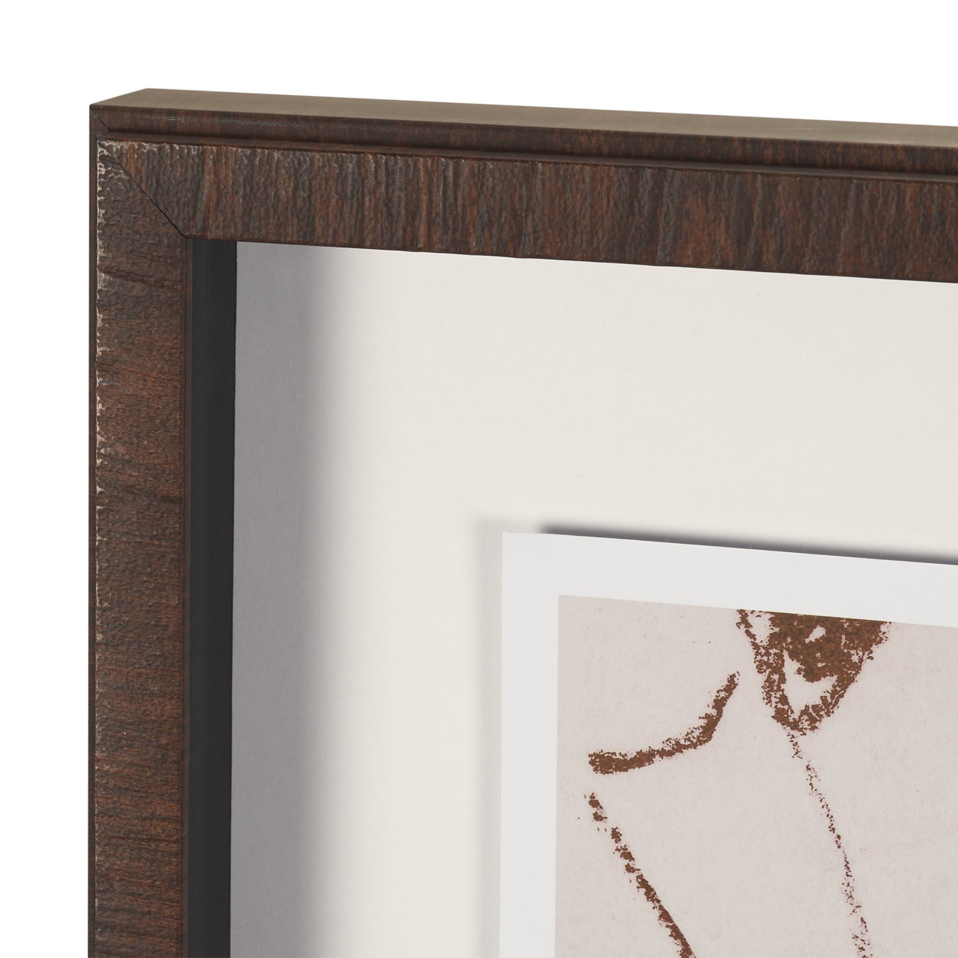 Bow Ties by Mercana Studio Hand-Embellished Framed Artwork Matted under Glass — product photograph