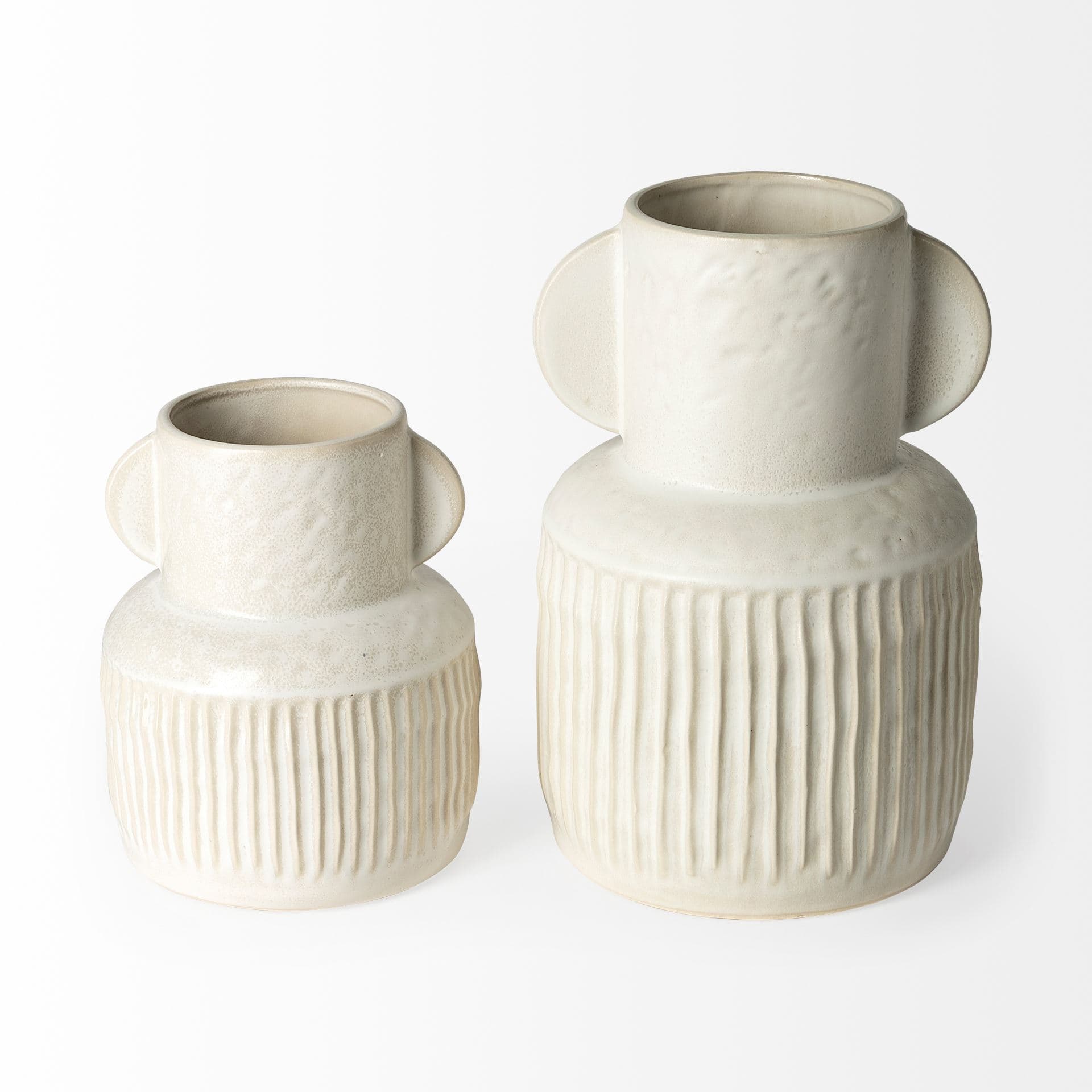 Judy Small Eggshell Ceramic Vase — product photograph