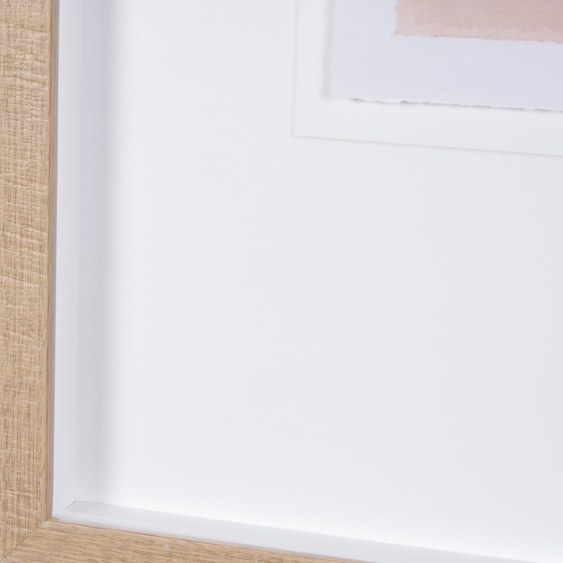 Flower Silhouette-Wisteria by Mercana Studio Hand Embellished Framed Art Print Matted under Glass — product photograph