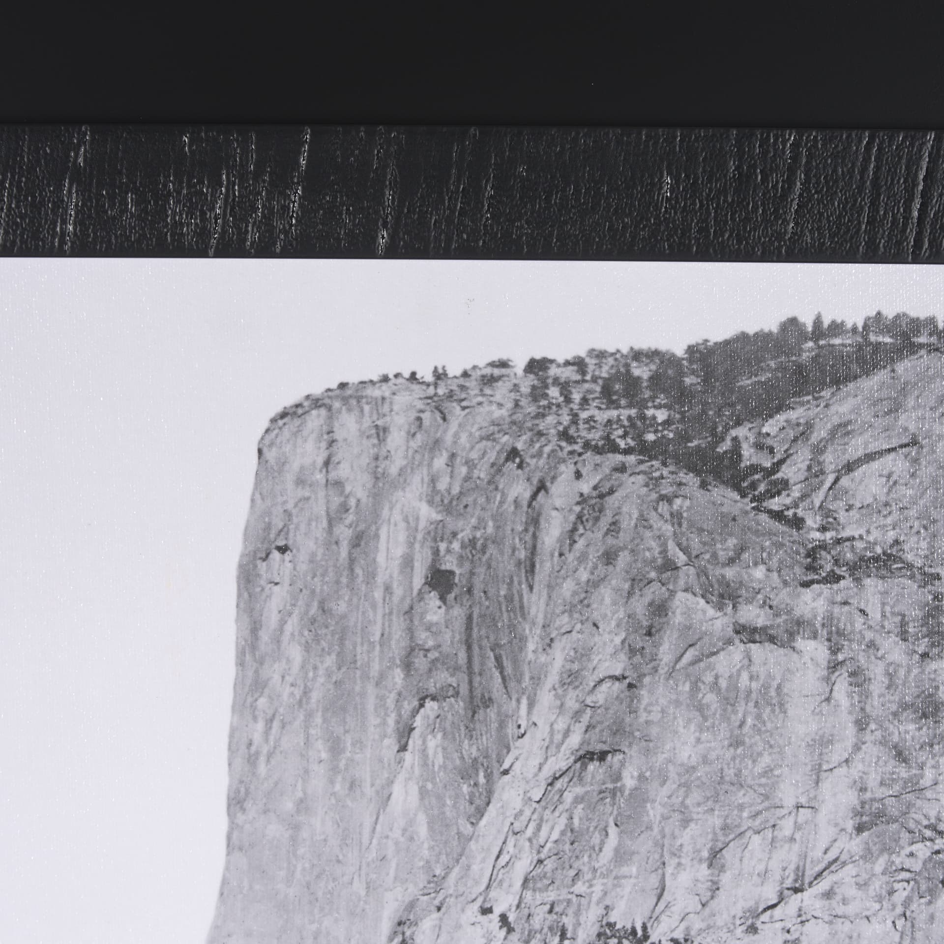 Mirror View by Carleton E Watkins a Hand Embellished Textured Framed Photo Art Print — product photograph