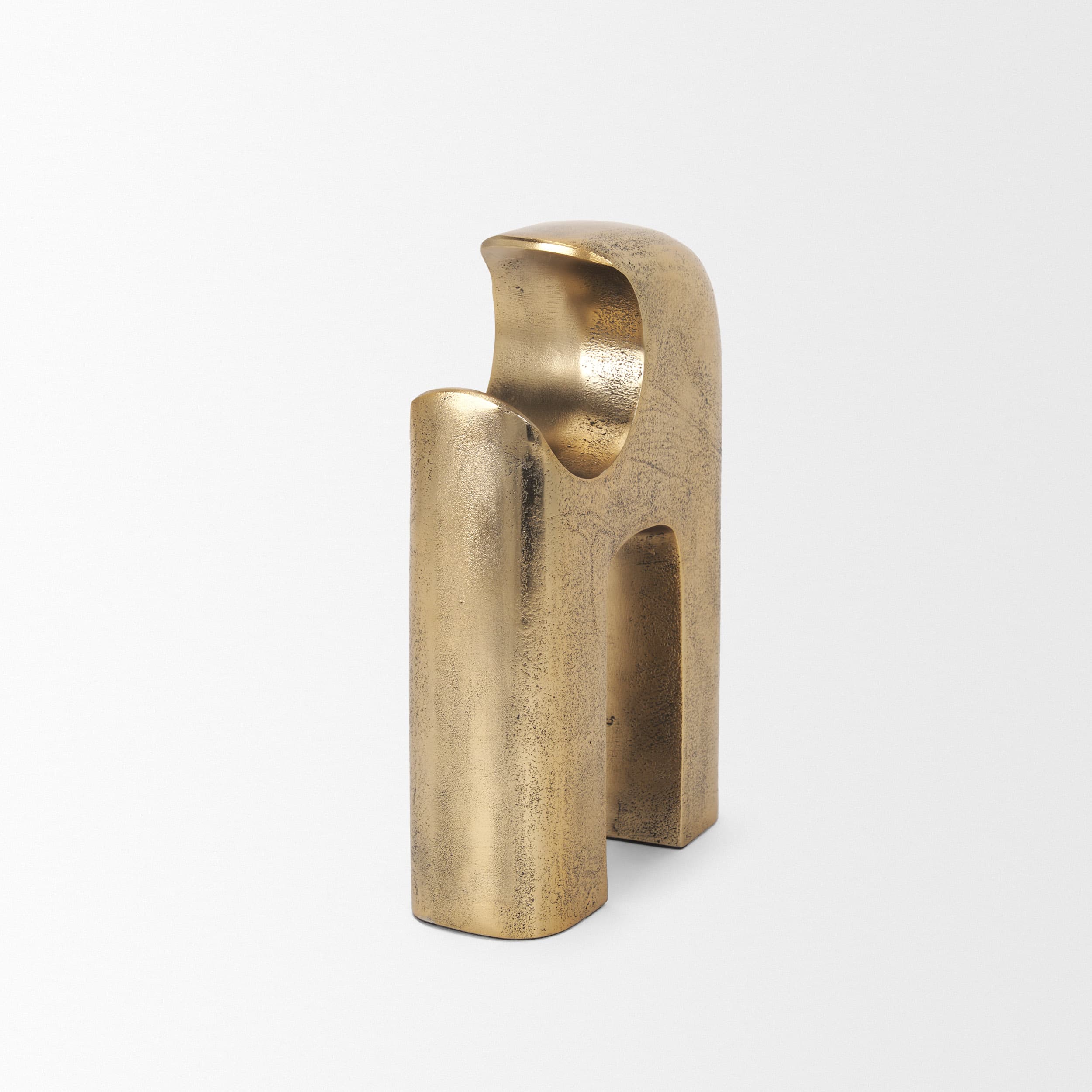 Renni Antiqued Brass Small Decorative Sculpture — product photograph