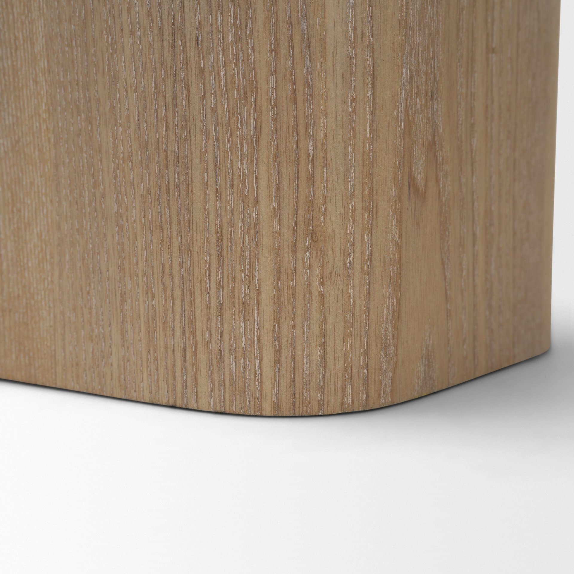 Benton White-Washed Wood w/ Brass Handle Decorative Box Set — product photograph