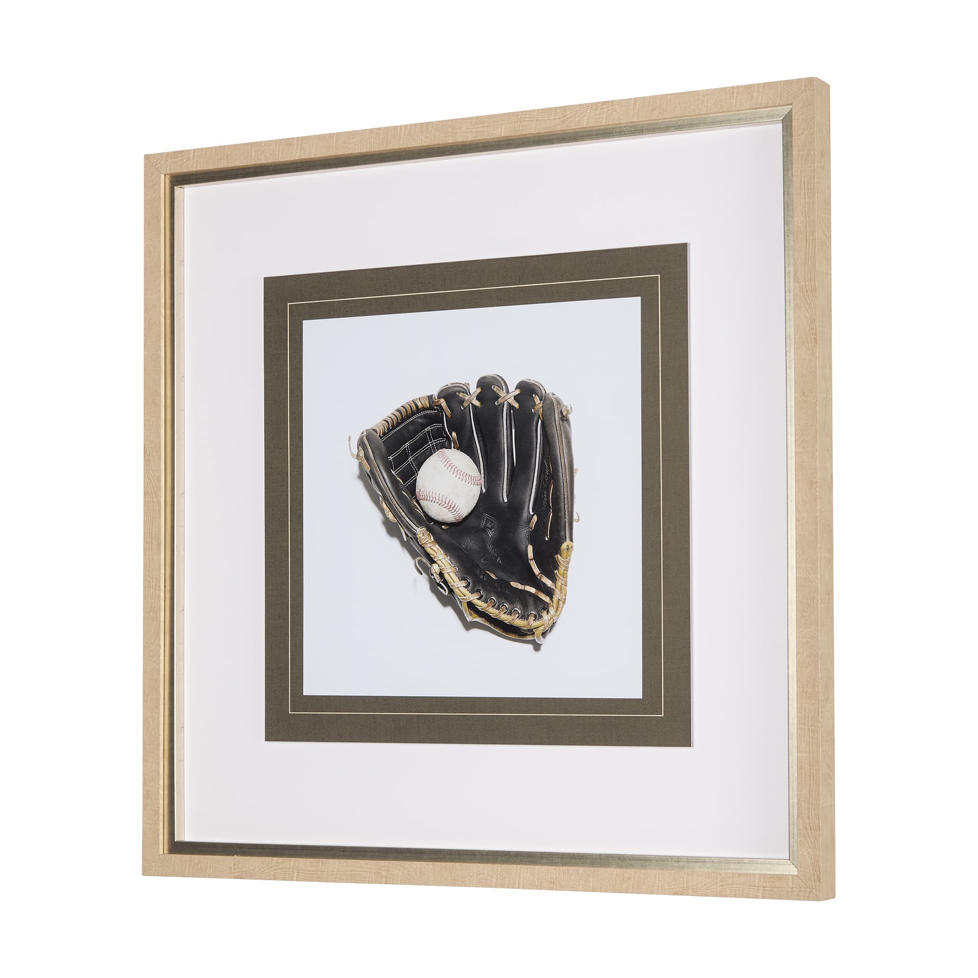 Fielders Choice by Mercana Studio a Framed Photo Art Print Matted under Glass — product photograph