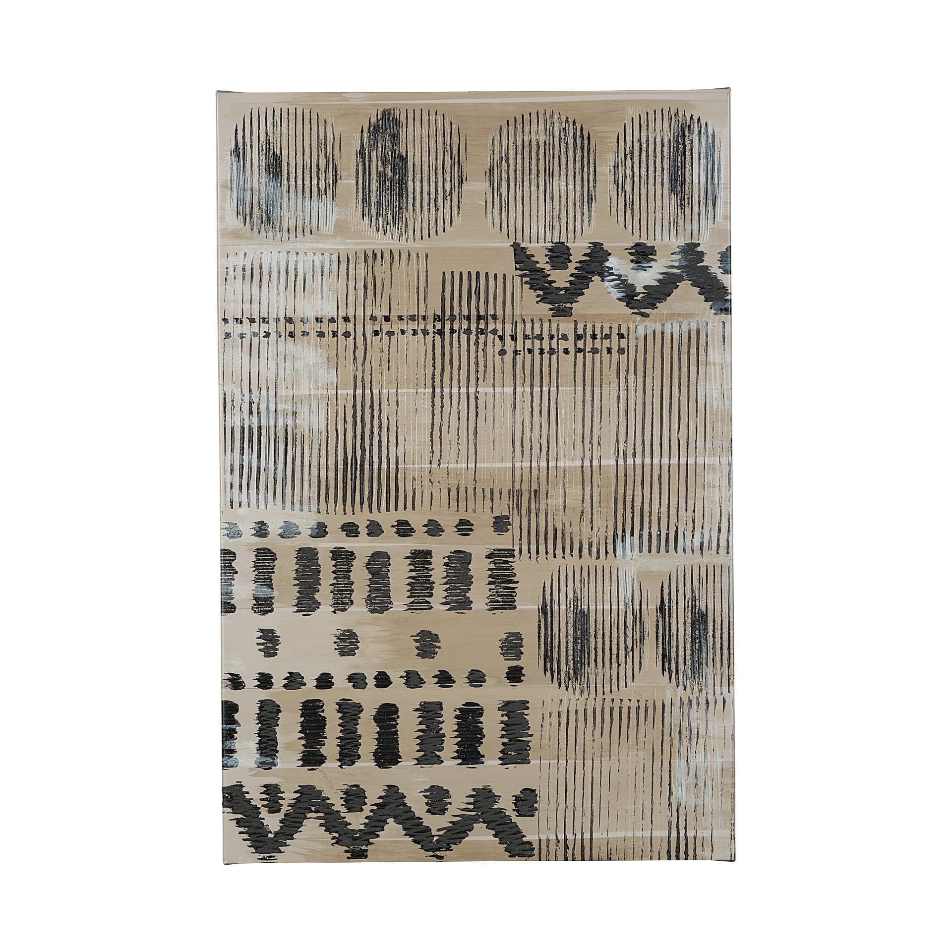 Wool and Silk I by Tom Reeves a Hand Embellished Textured Canvas — product photograph