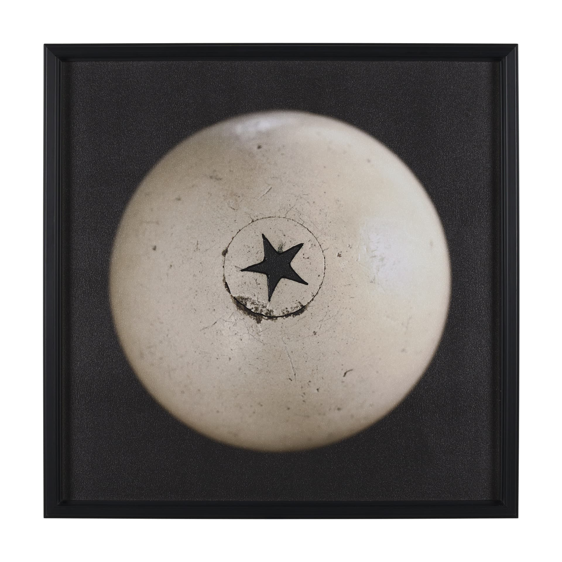 Billiard II Cue Ball by Chris Dunker a Hand Embelished Textured Framed Art Decograph Print — product photograph