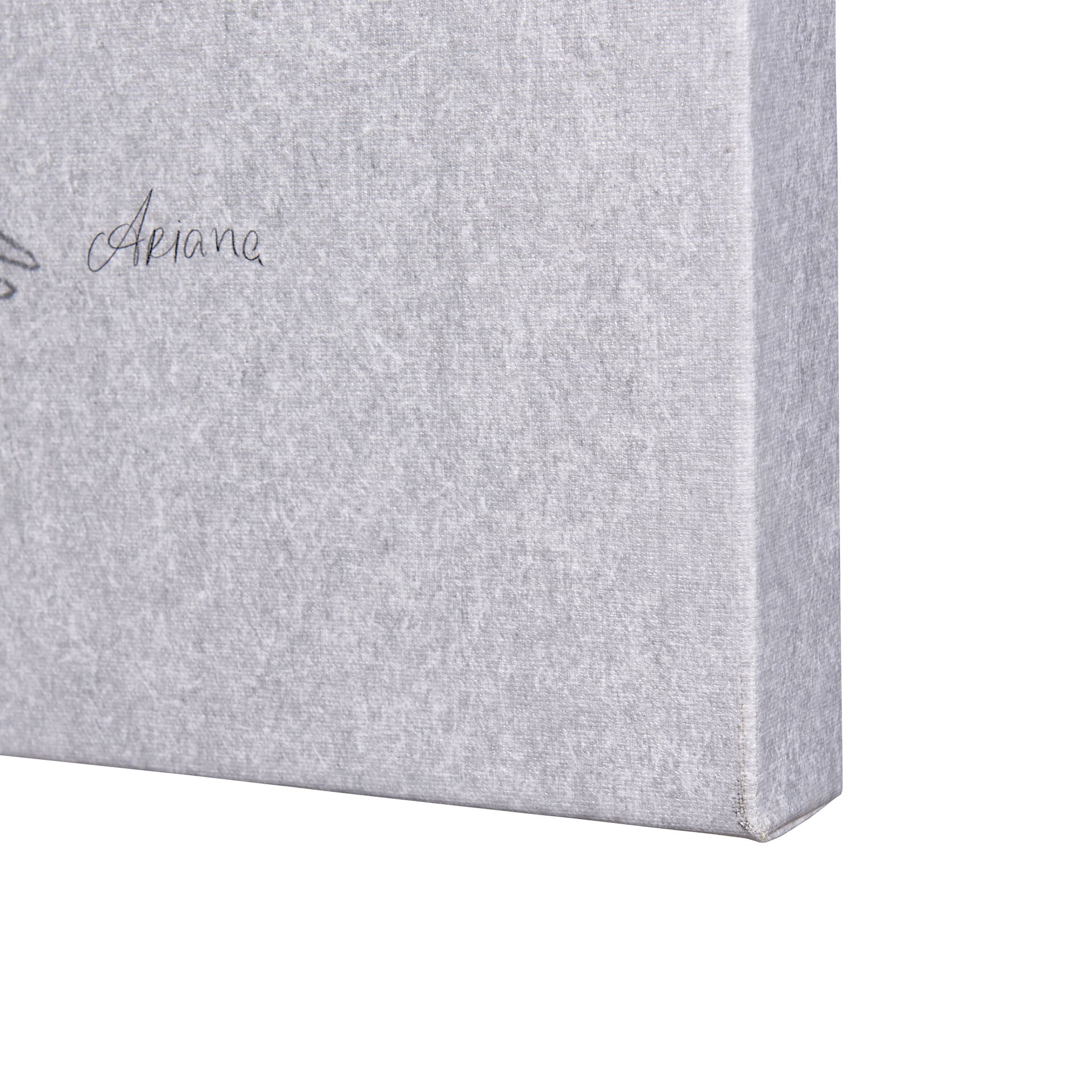 Botanical sketches III (Grey) by Mercana Studio a Hand Embellished Textured Canvas — product photograph
