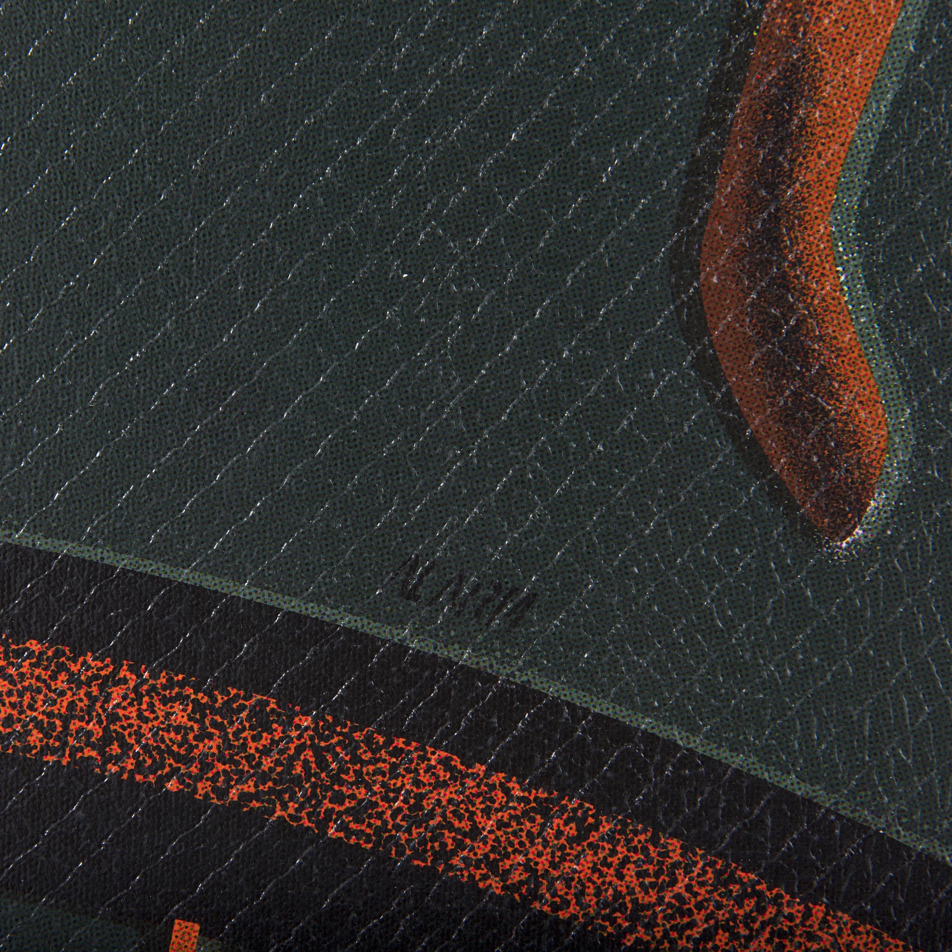 Bike Handle Green by Alarm a Hand Embellished Textured Canvas — product photograph
