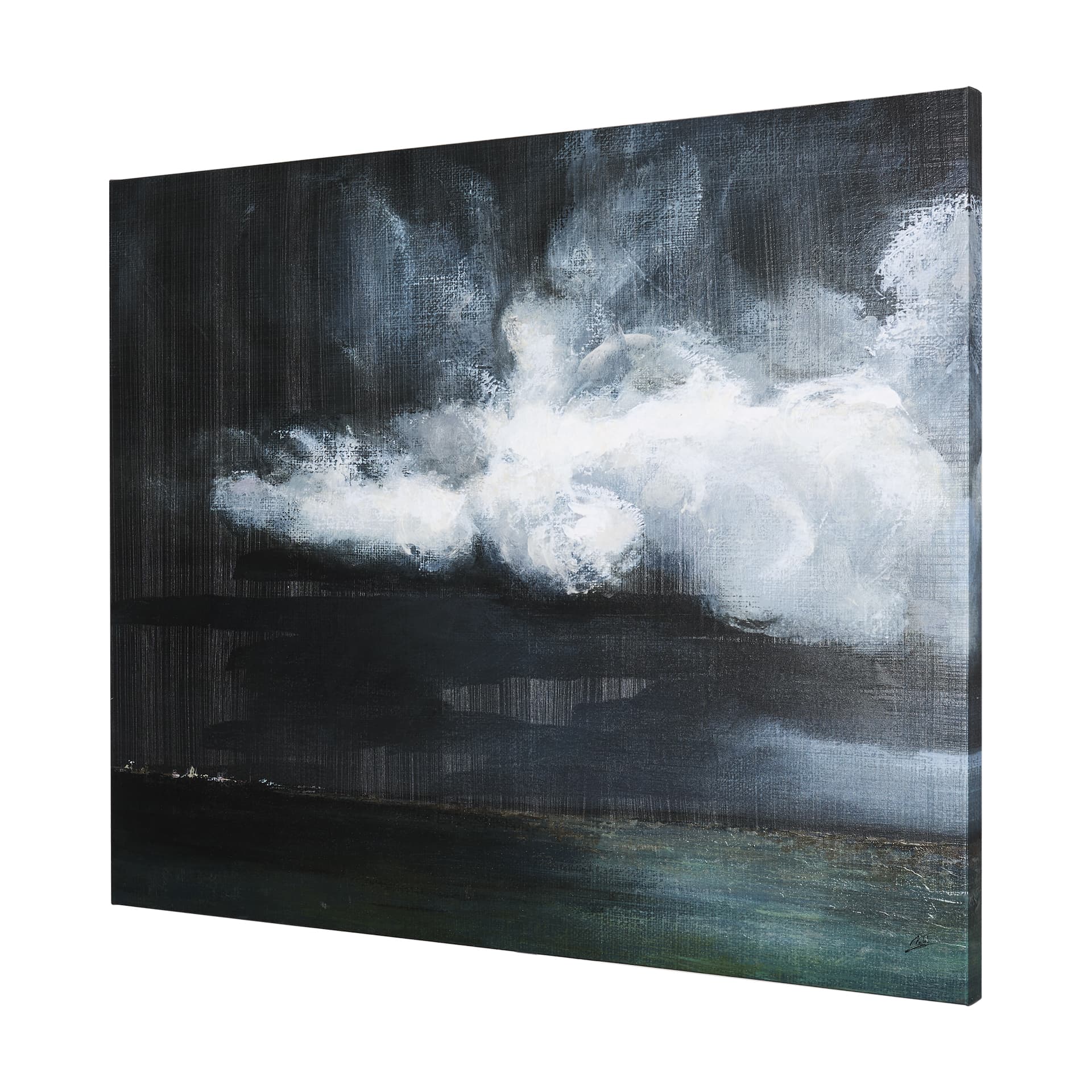 Stormy Skies II by Mercana Studio a Hand Embellished Textured Canvas — product photograph