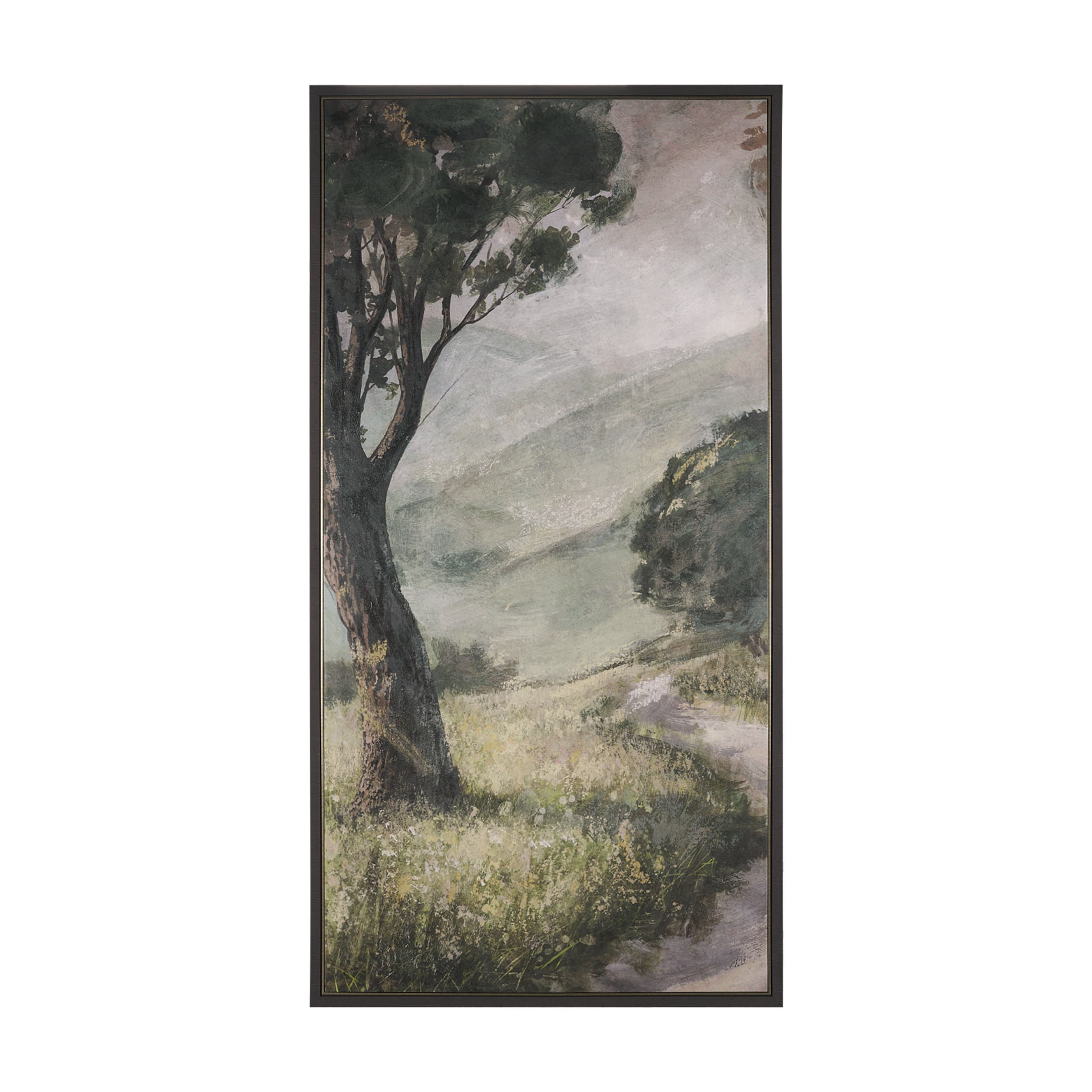 Silent Forest II by Mercana Studio Hand-Embellished Textured Framed Canvas Artwork — product photograph