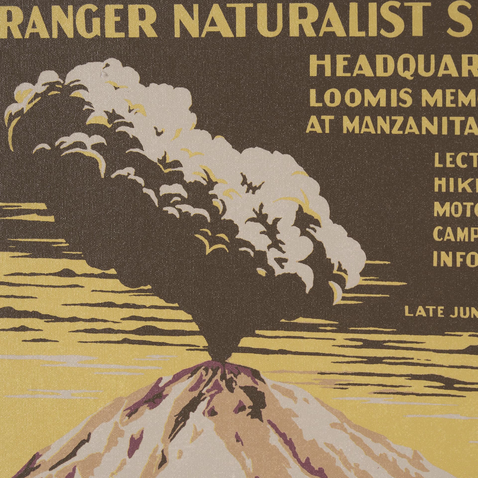 Lassen Volcanic National Park by The Vinatage Collection a Framed Art Print Matted under Glass — product photograph