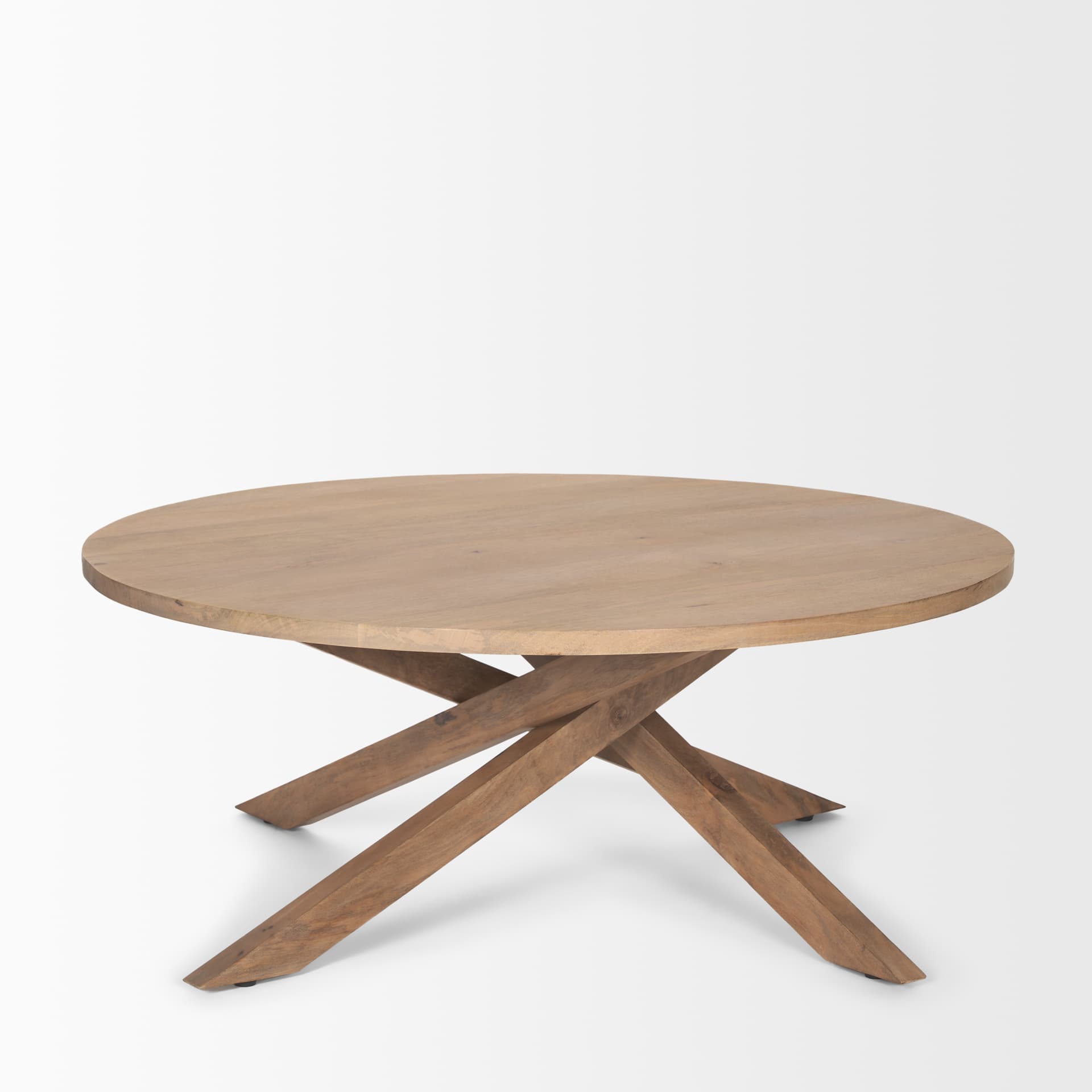 Solana Light Brown Wood Coffee Table — product photograph