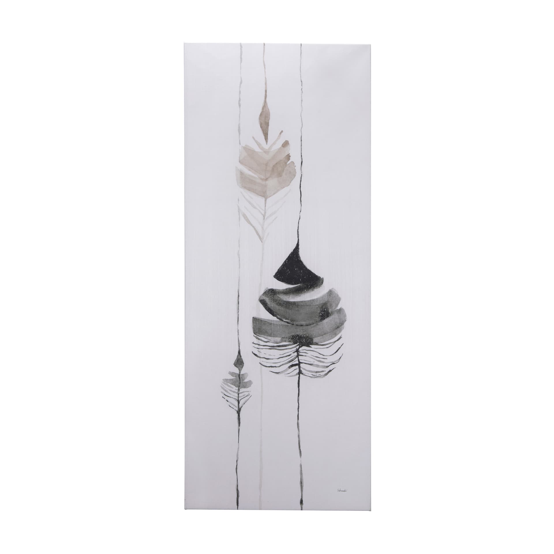Rain of Leaf I by Mercana Studio a Hand Embellished Textured Canvas — product photograph