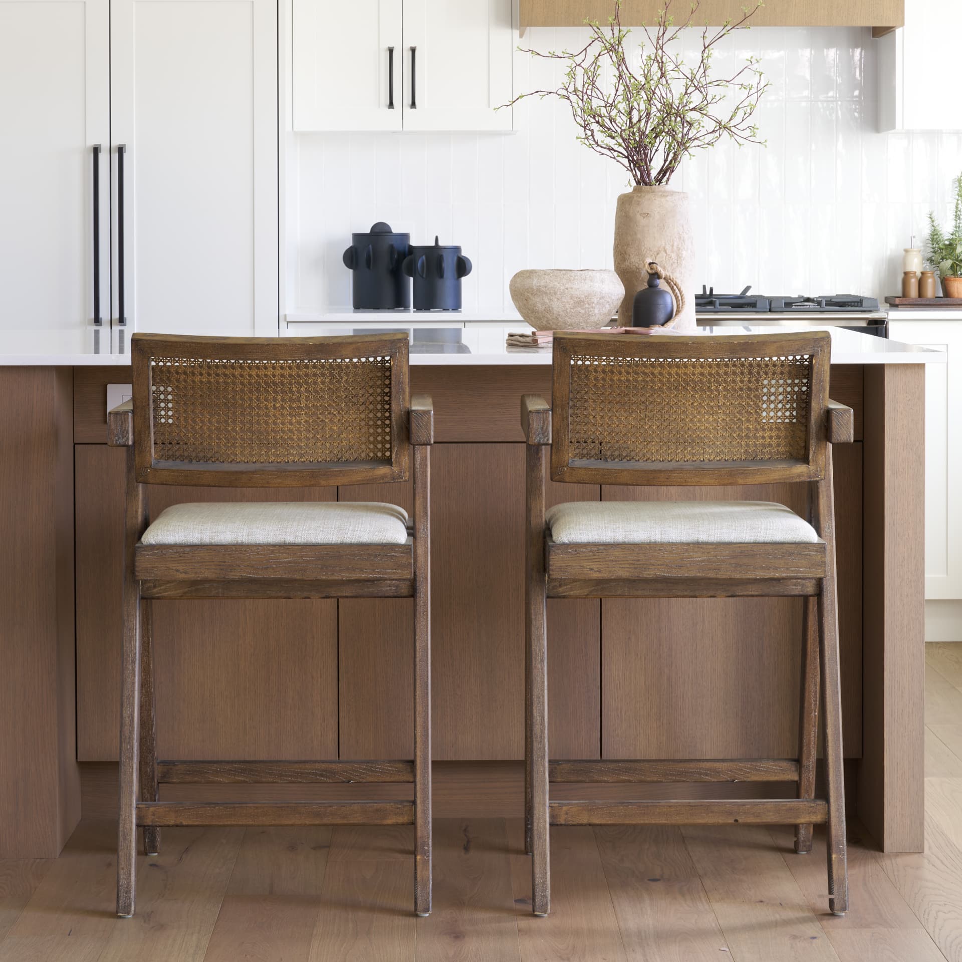 Indie Backless 38in Seat Counter Stool | Medium Brown — product photograph