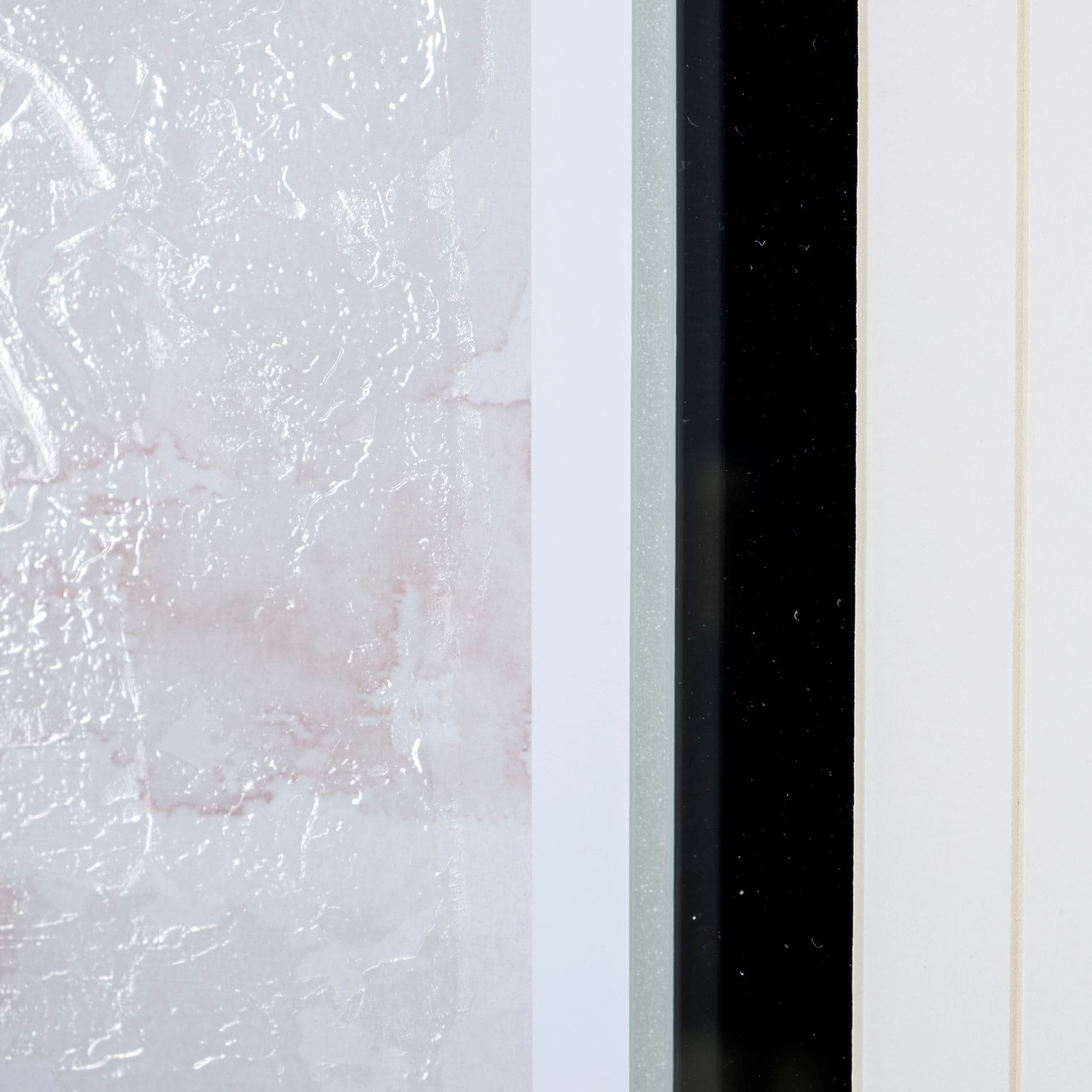 Andromedae Light II by Melody D a Hand Embellished Textured Framed Art Print Matted under Glass — product photograph