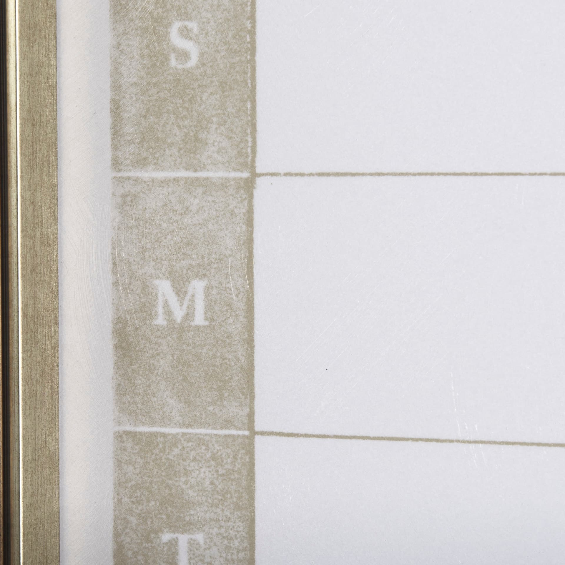 MENU I by Mercana Studio a Hand Embellished Textured Framed Art Print Matted under Glass — product photograph