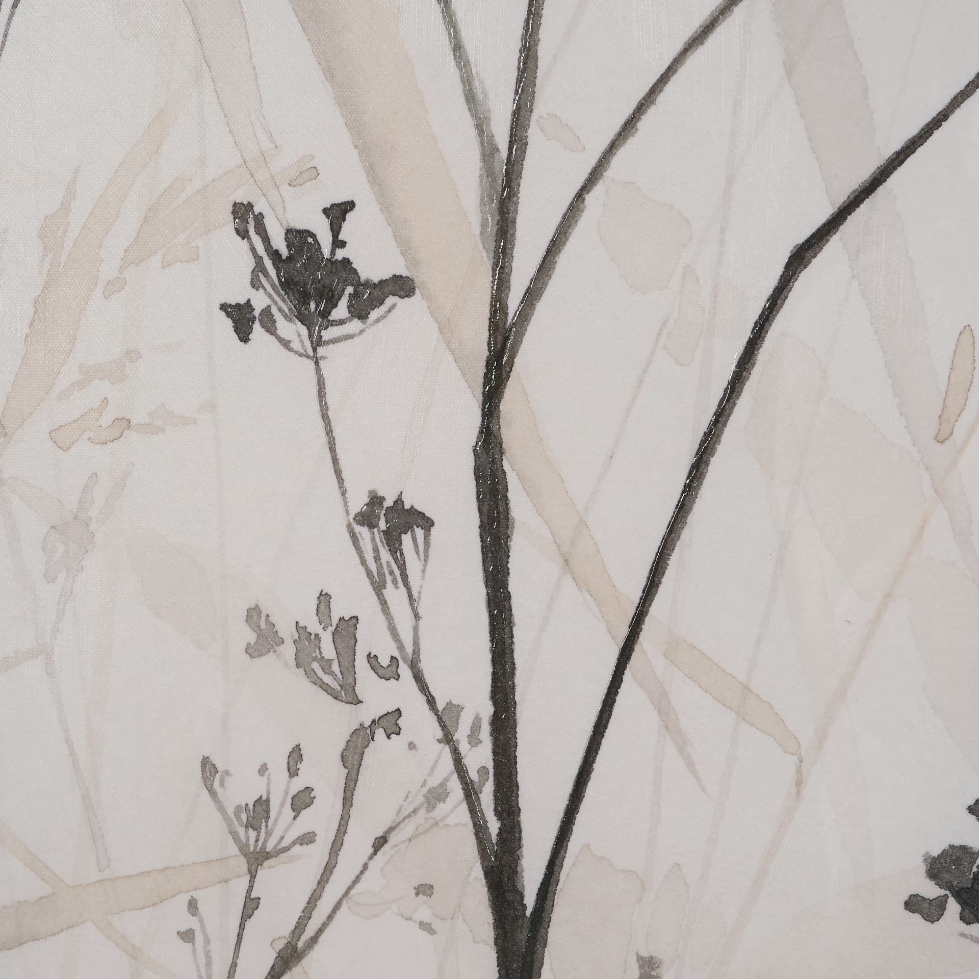 Meadow L by Mercana Studio Hand Embelished Textured Framed Artwork Matted under Glass — product photograph