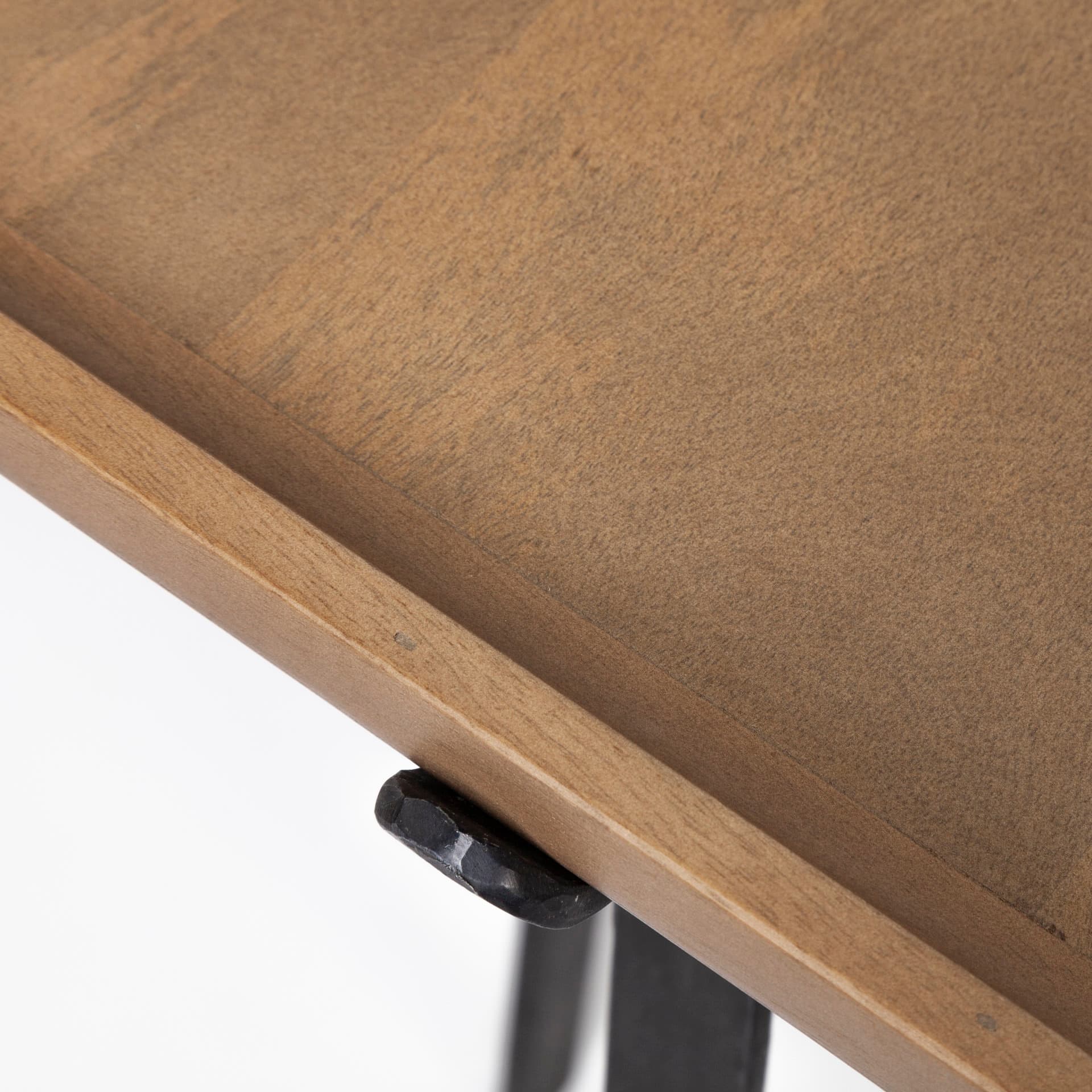 Helios II 60L x 14W x 29H Rectangular Brown Raised Edge Top Console Table — product photograph