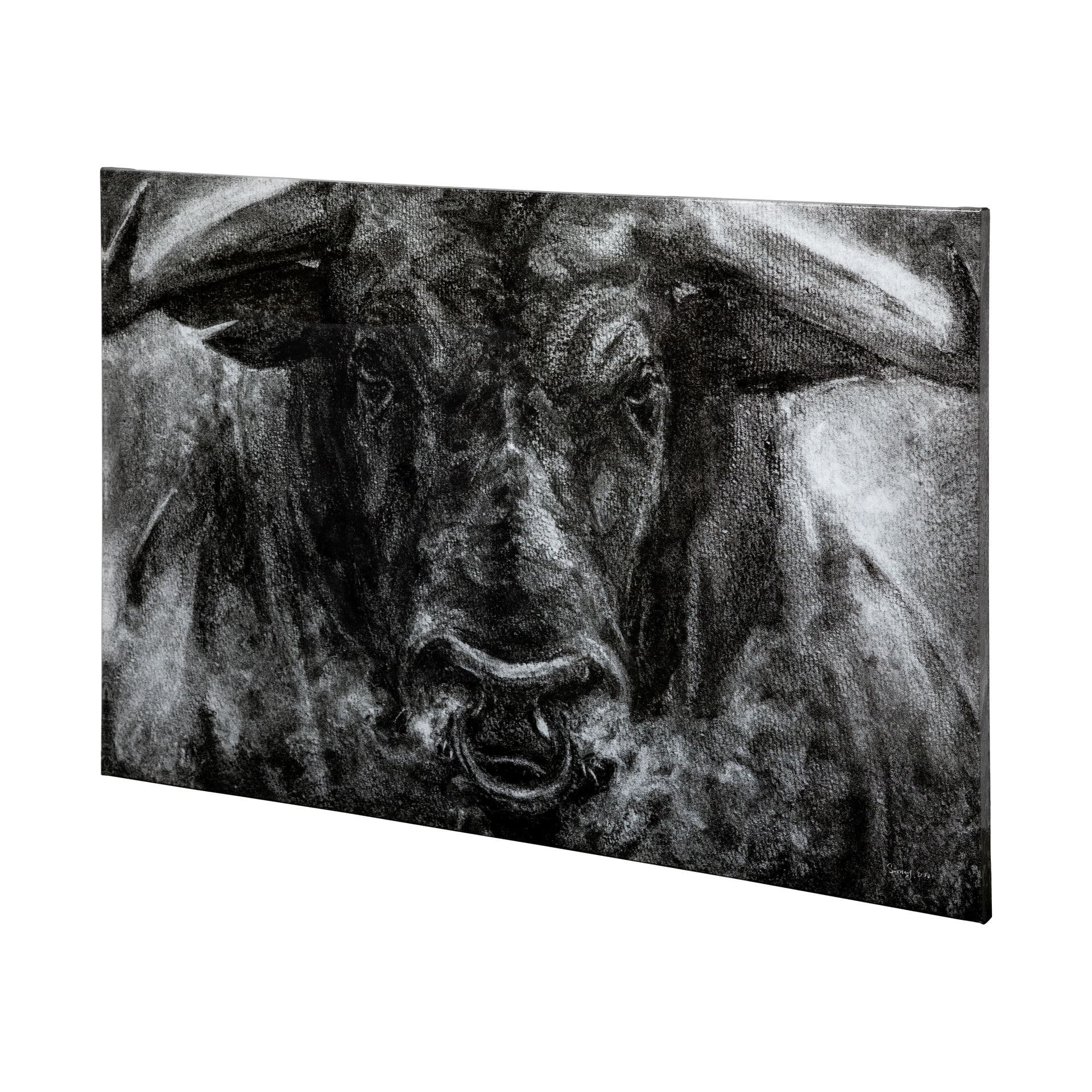 Ringo by Mercana Studio a Hand Embellished Textured Canvas — product photograph