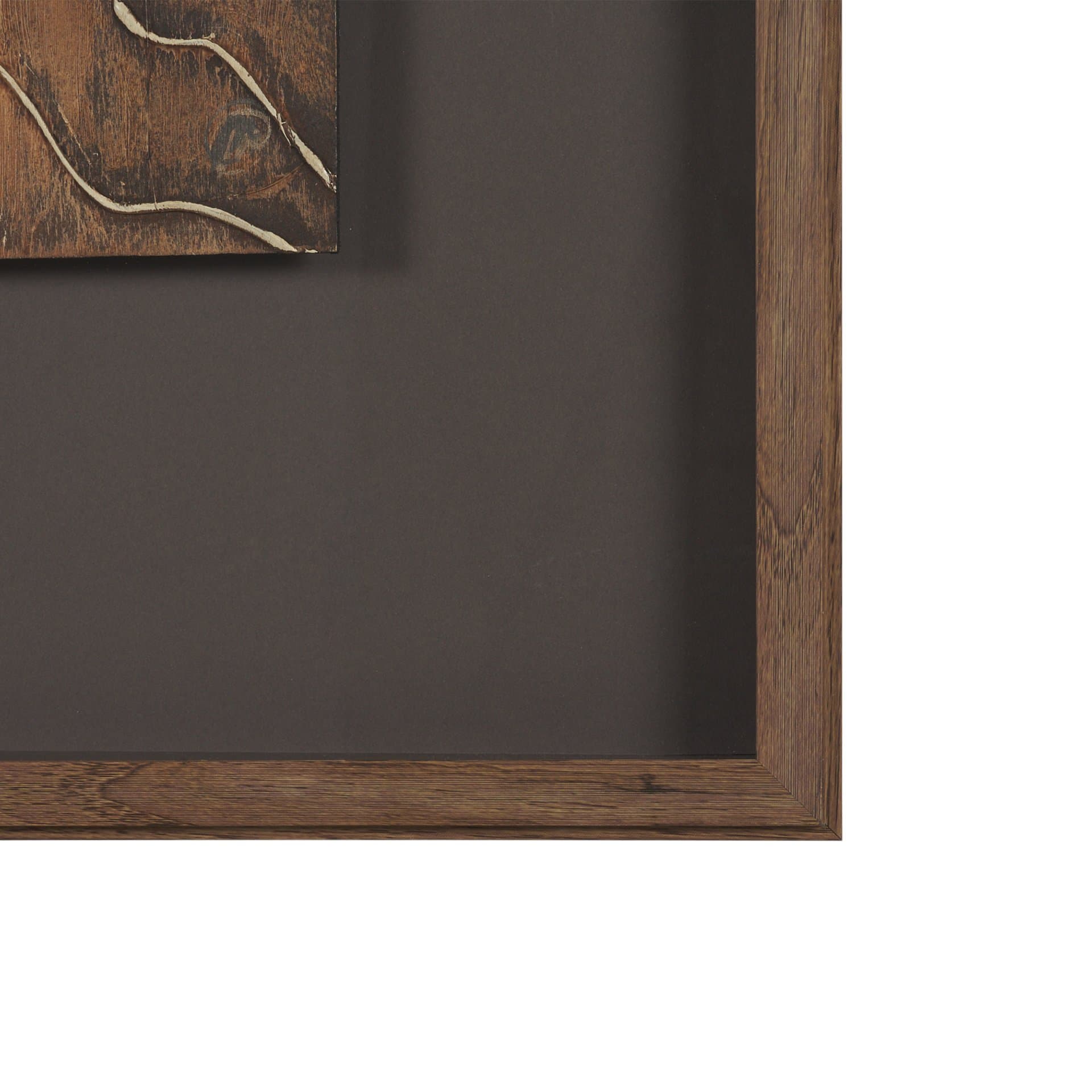 Forest Topography by Mercana Studio Handmade Original Framed Artwork Matted under Glass — product photograph