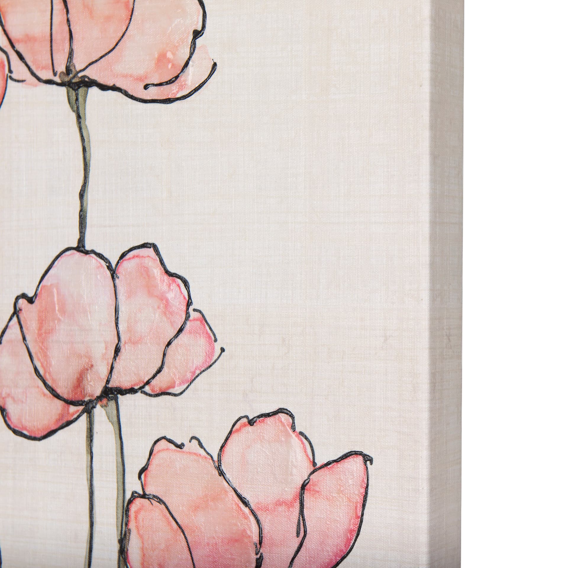 Meadow flowers II by Mercana Studio a Hand Embellished Textured Canvas — product photograph