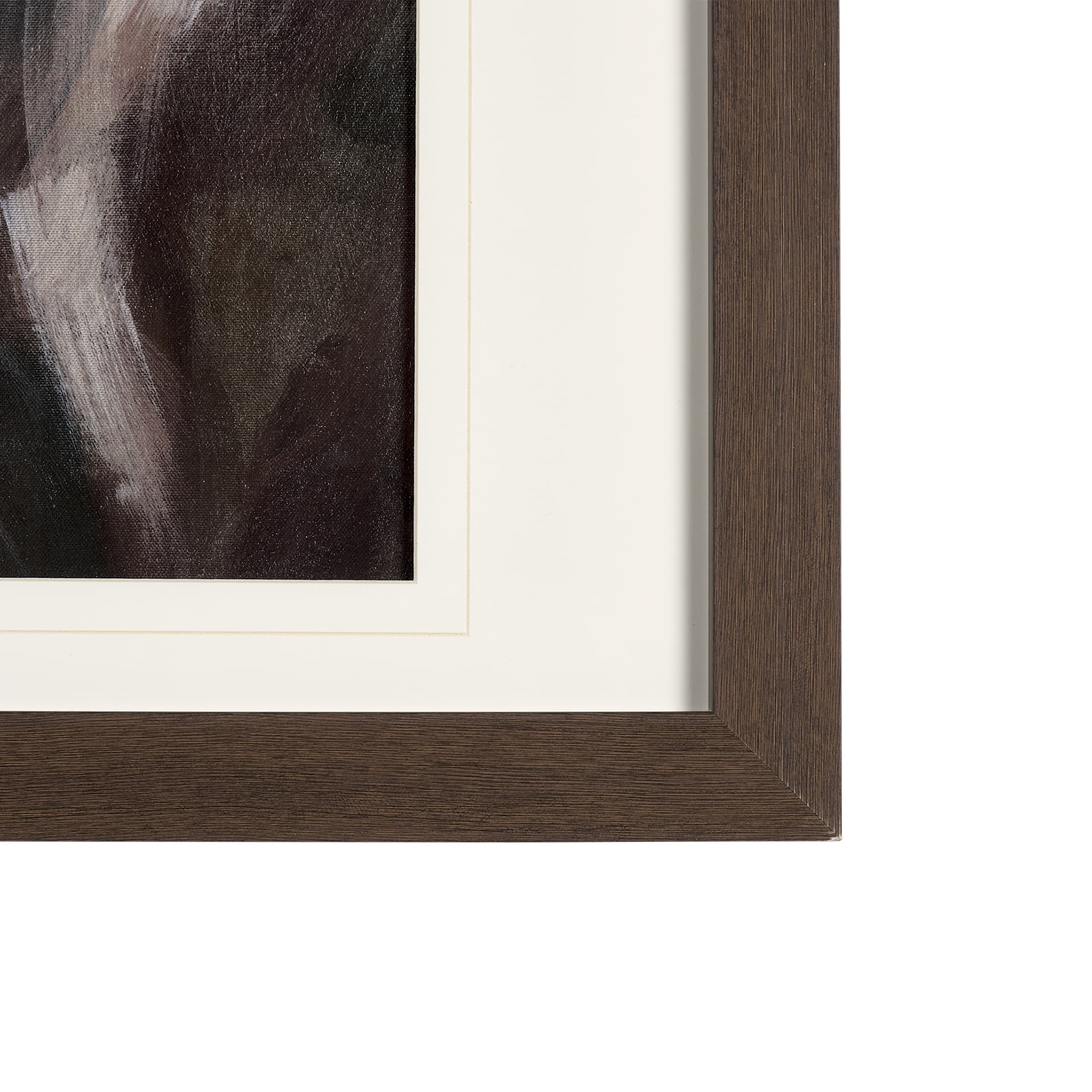 Running Wild - Quick by Mercana Studio Hand Embellished Textured Framed Art Print Matted under Glass — product photograph