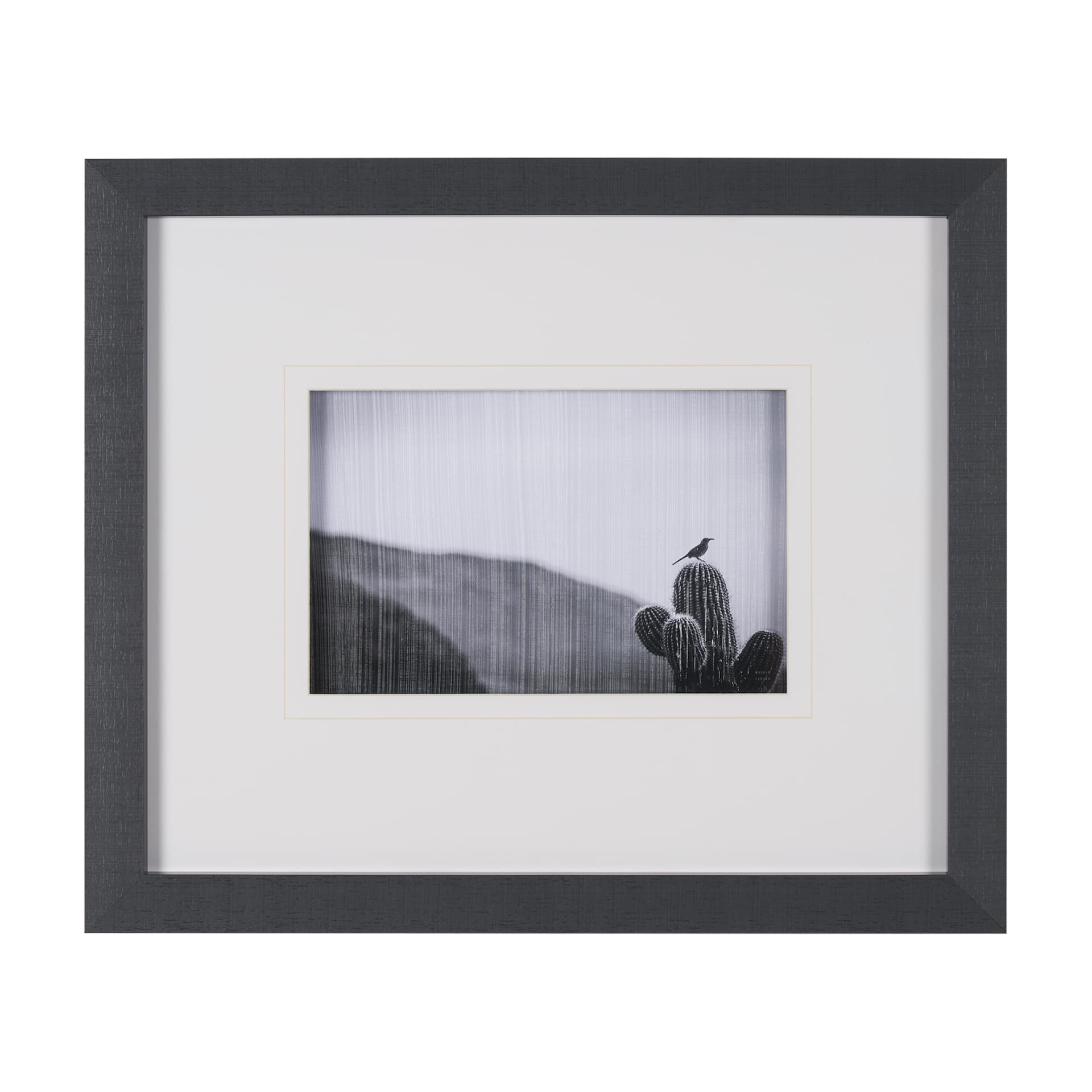 On Guard by Nathan Larson a Hand Embelished Textured Framed Photo Art Print Matted under Glass — product photograph