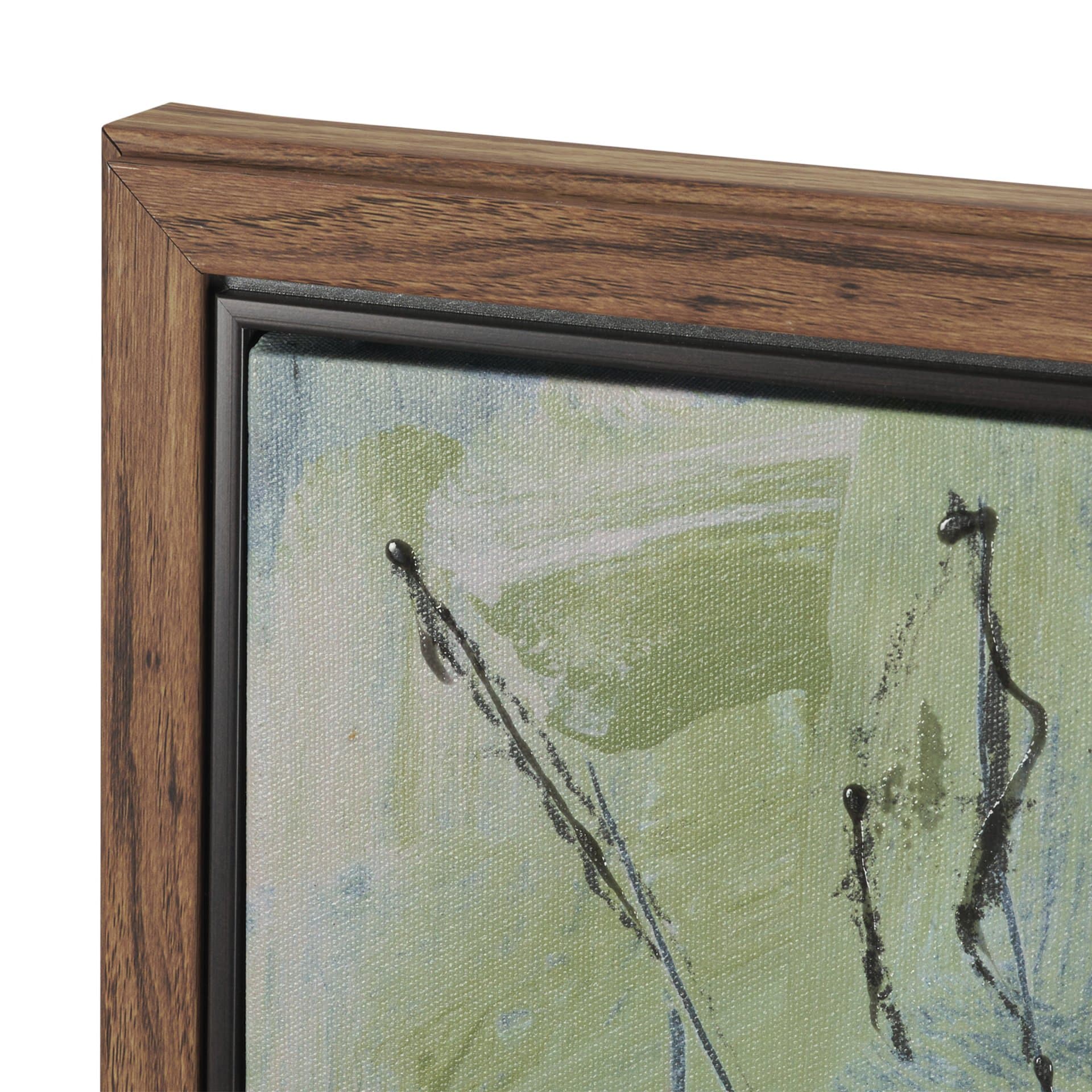 Posies I by Mercana Studio Hand-Embellished Textured Framed Canvas Artwork — product photograph