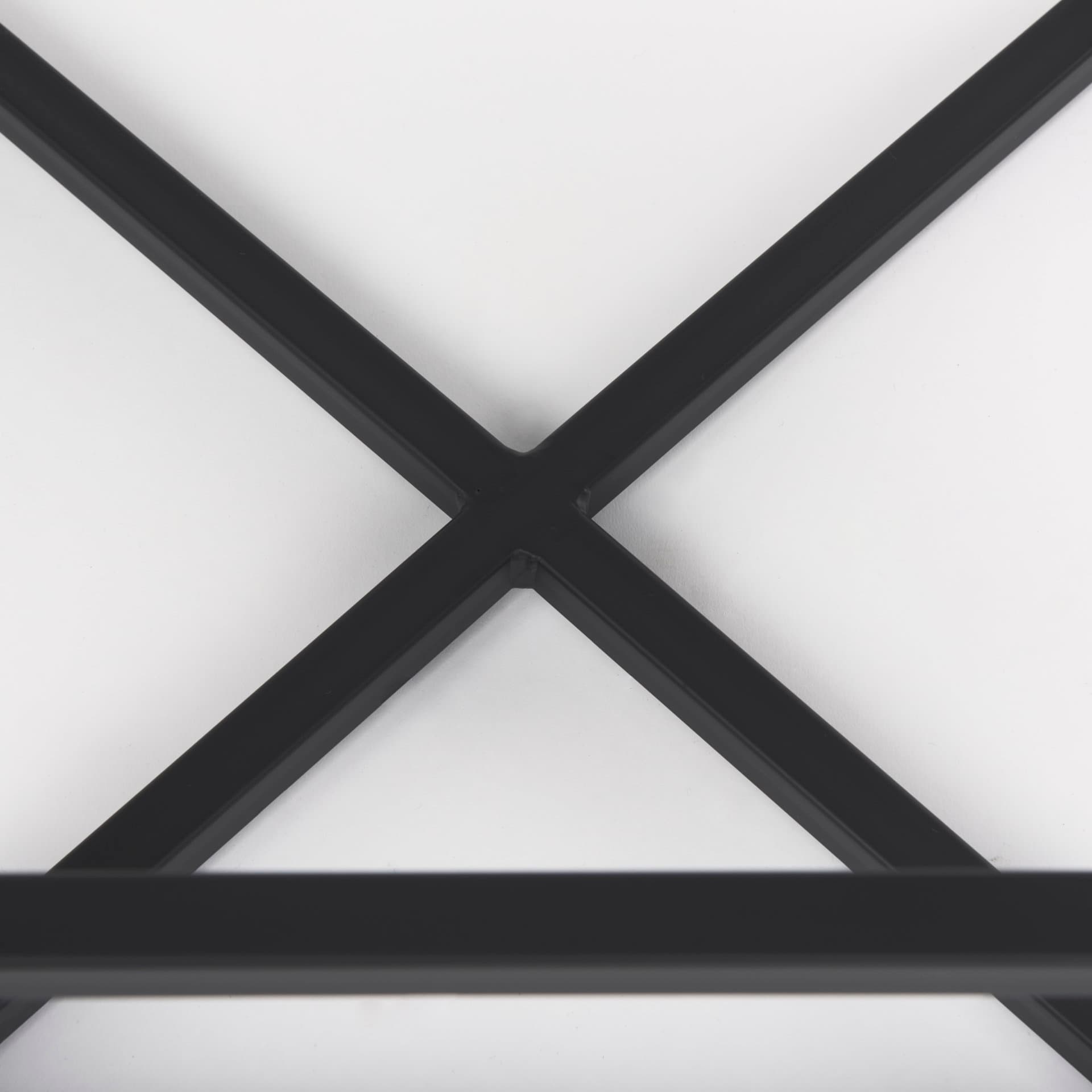 Frodo Backless 26.4in Seat Counter Stool | Gray Fabric w/ Black Iron — product photograph