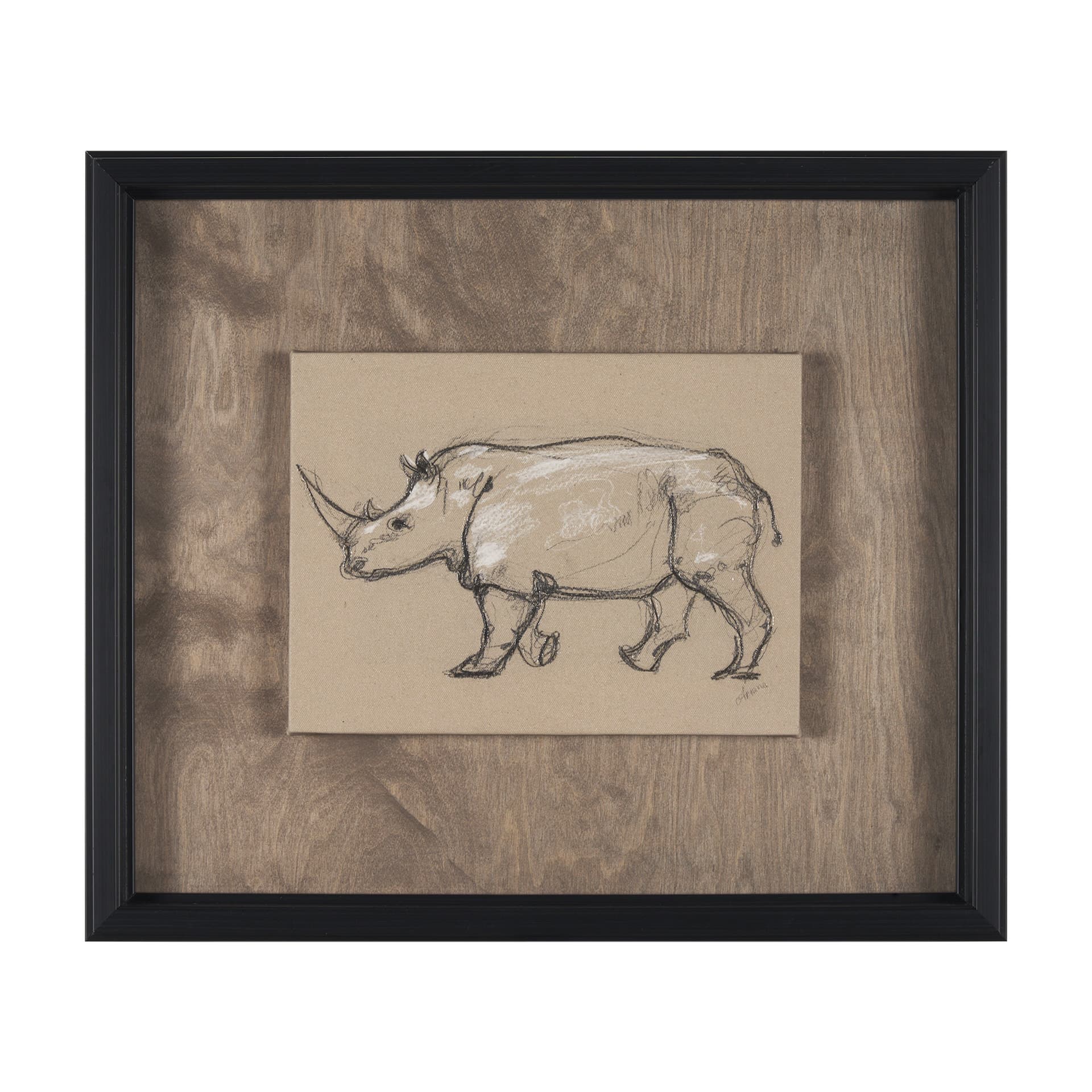 African Animal Study IV by Mercana Studio a Hand Embellished Framed Art Print — product photograph