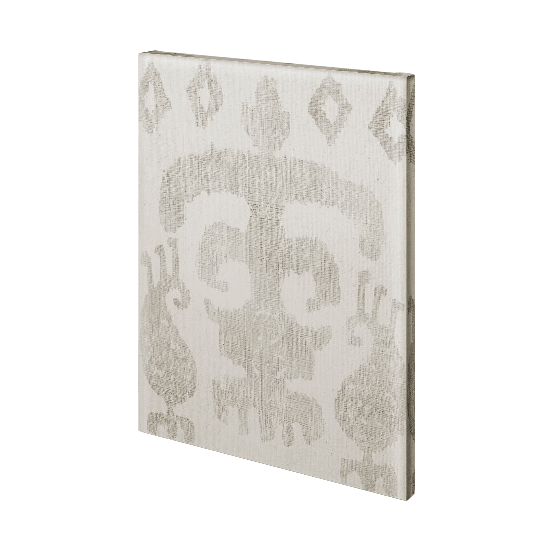 Shadow Ikat III by Chariklia Zarris a Hand Embellished Textured Canvas — product photograph
