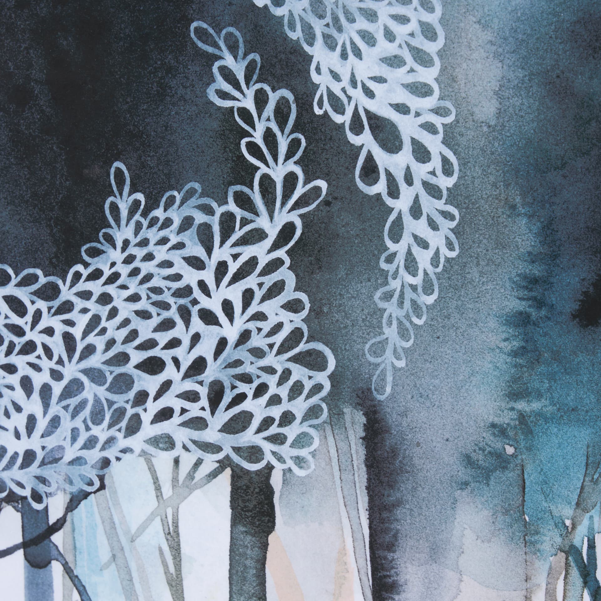 Custom Tranquil Coppice I (MC) by Grace Popp a Framed Art Print Matted under Glass — product photograph