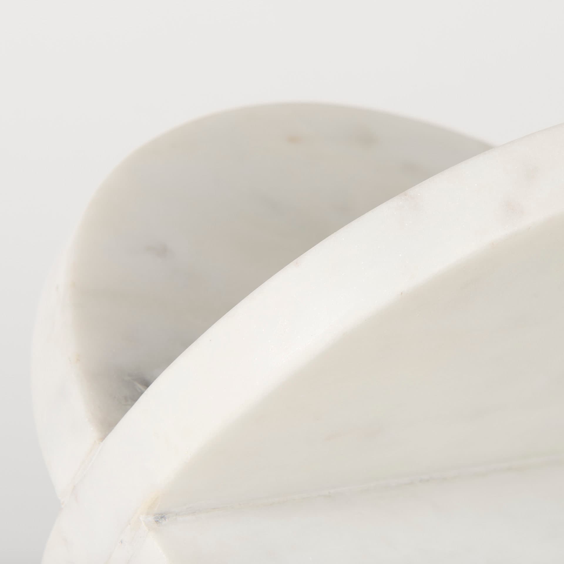 Sophia 9.0L x 9.0W x 9.0H Large Marble Ornament — product photograph