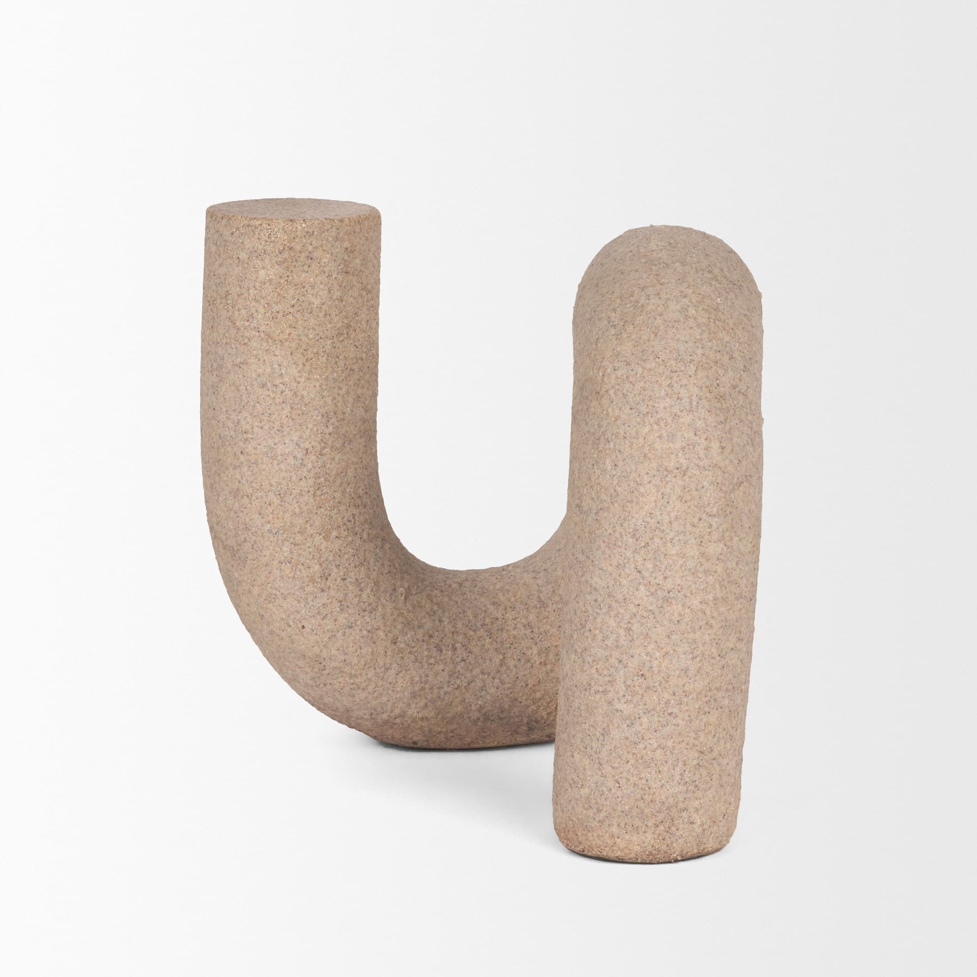 Kailas Resin Textured Sandstone Decorative Object — product photograph