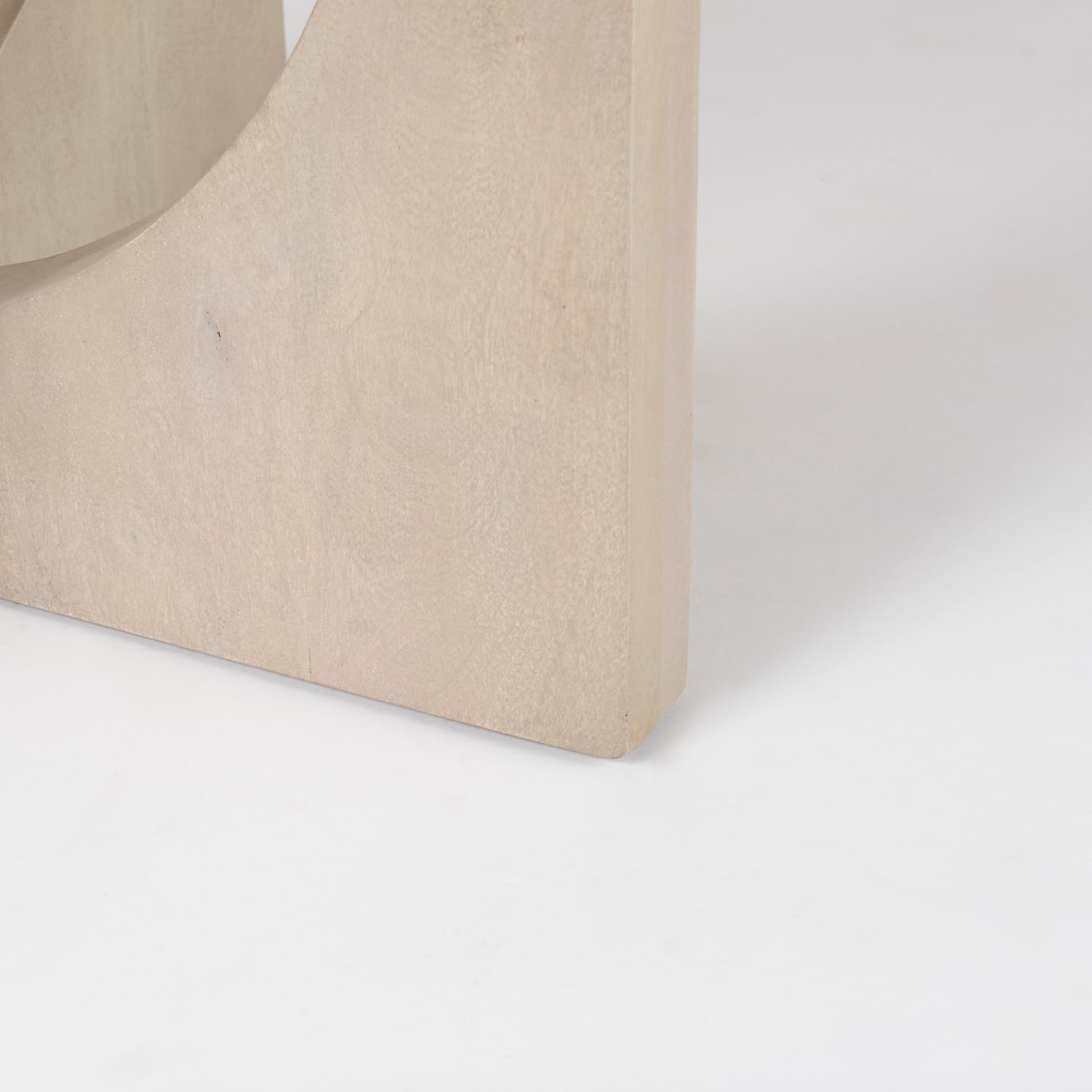 Liesl 54" Round Pedestal Dining Table | Modern | Gray Wood | Seats 6 — product photograph