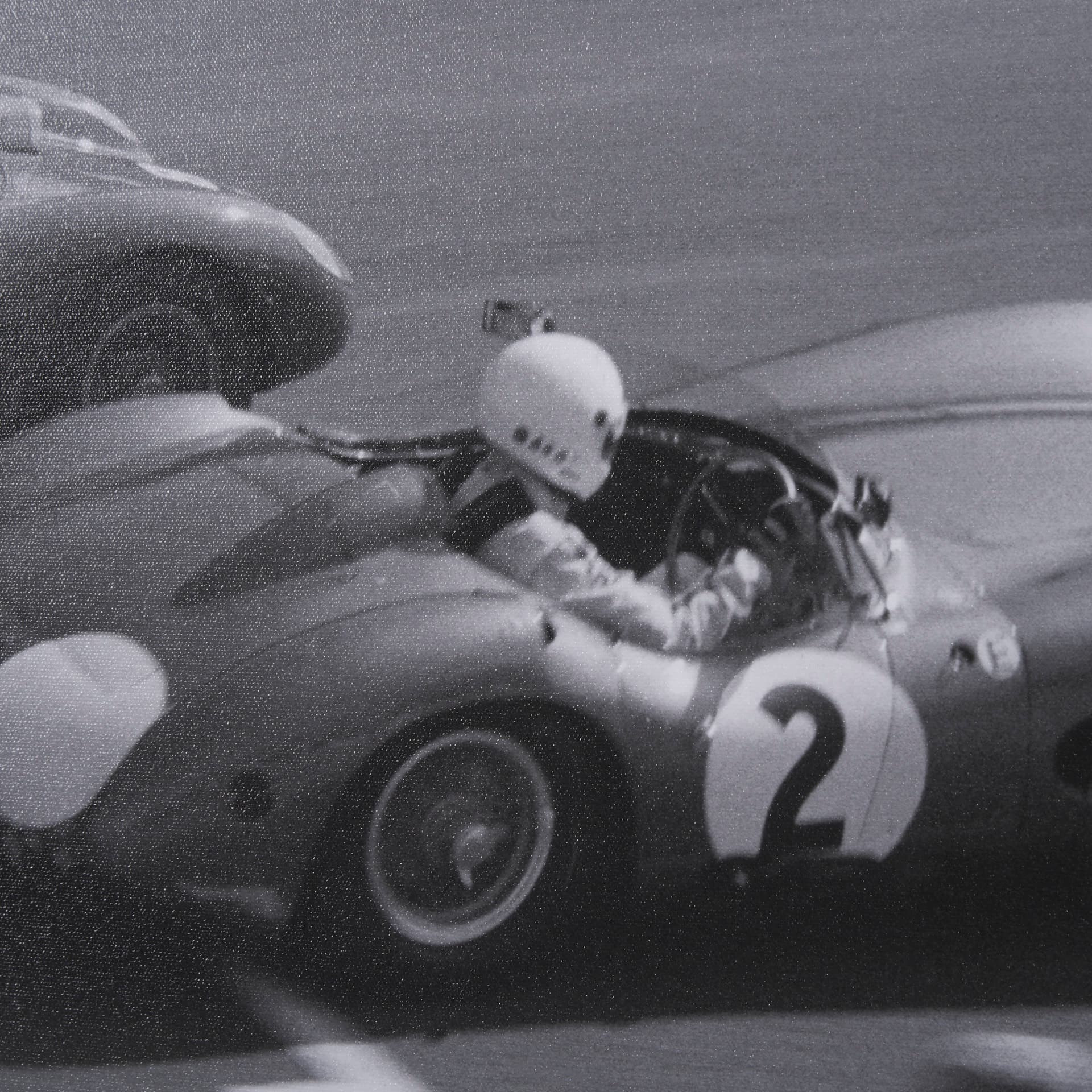 Race Day - Qualifying by Ben Wood a Hand Embellished Framed Photo Art Print Matted under Glass — product photograph