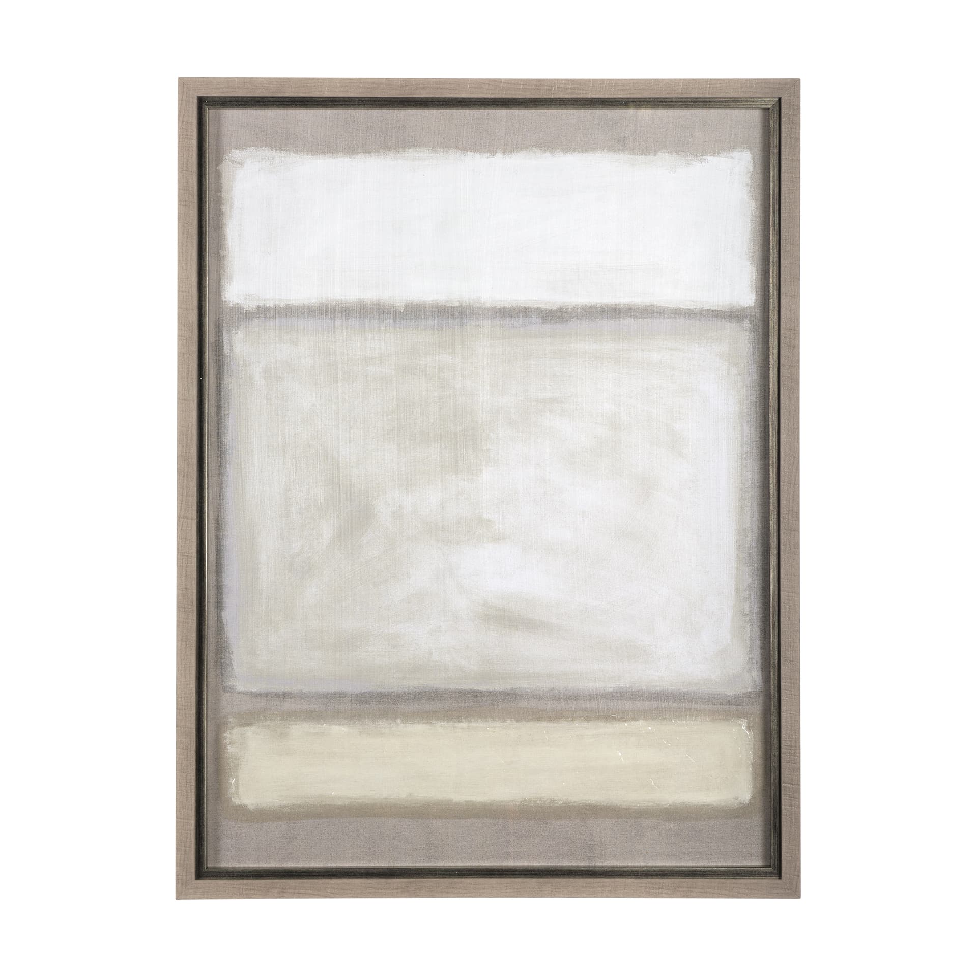 Buff by Mercana Studio a Hand Embellished Textured Framed Art Photograph Matted under Glass — product photograph