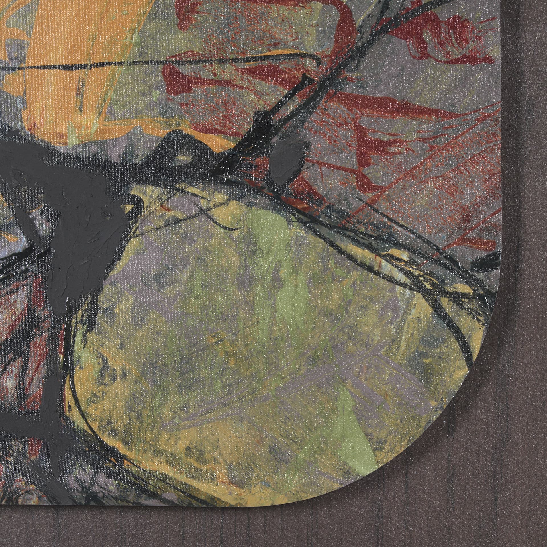 Happenings II by Mercana Studio a Hand Embellished Textured Framed Art Print Matted under Glass — product photograph