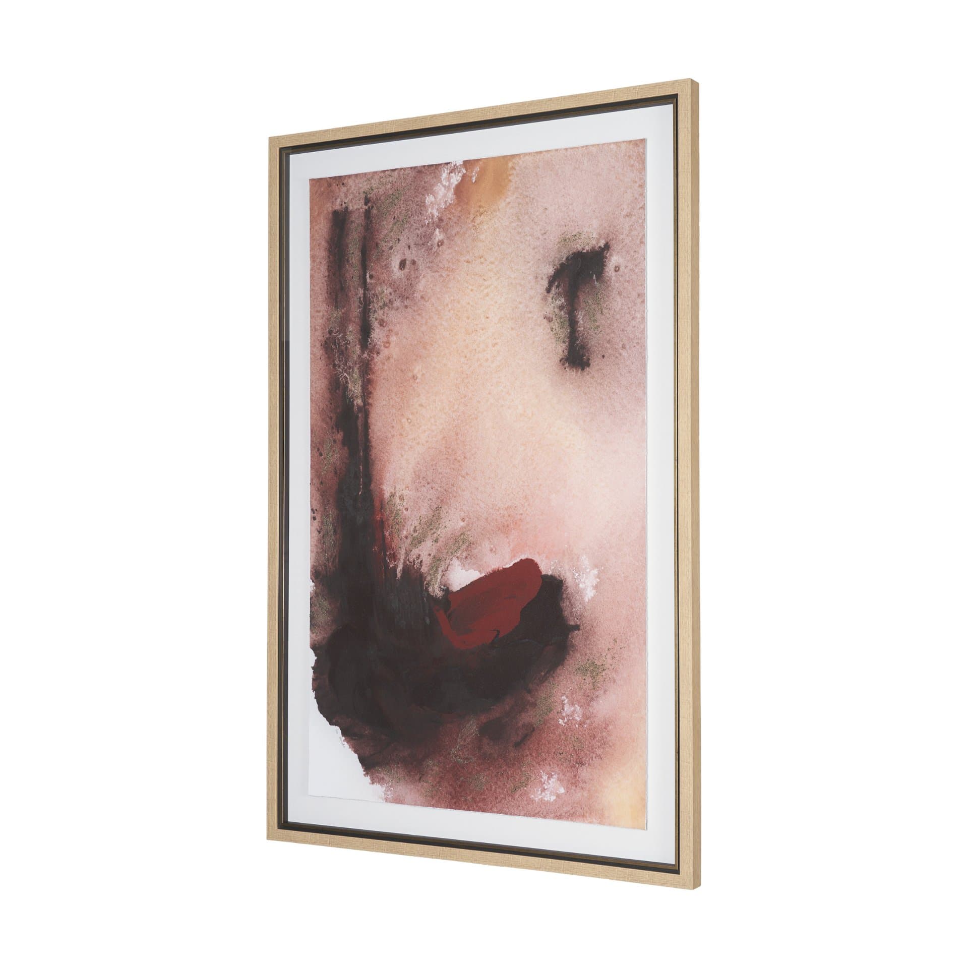Let It Be by Ira Havuka Hand-Embellished Textured Framed Artwork Matted under Glass — product photograph
