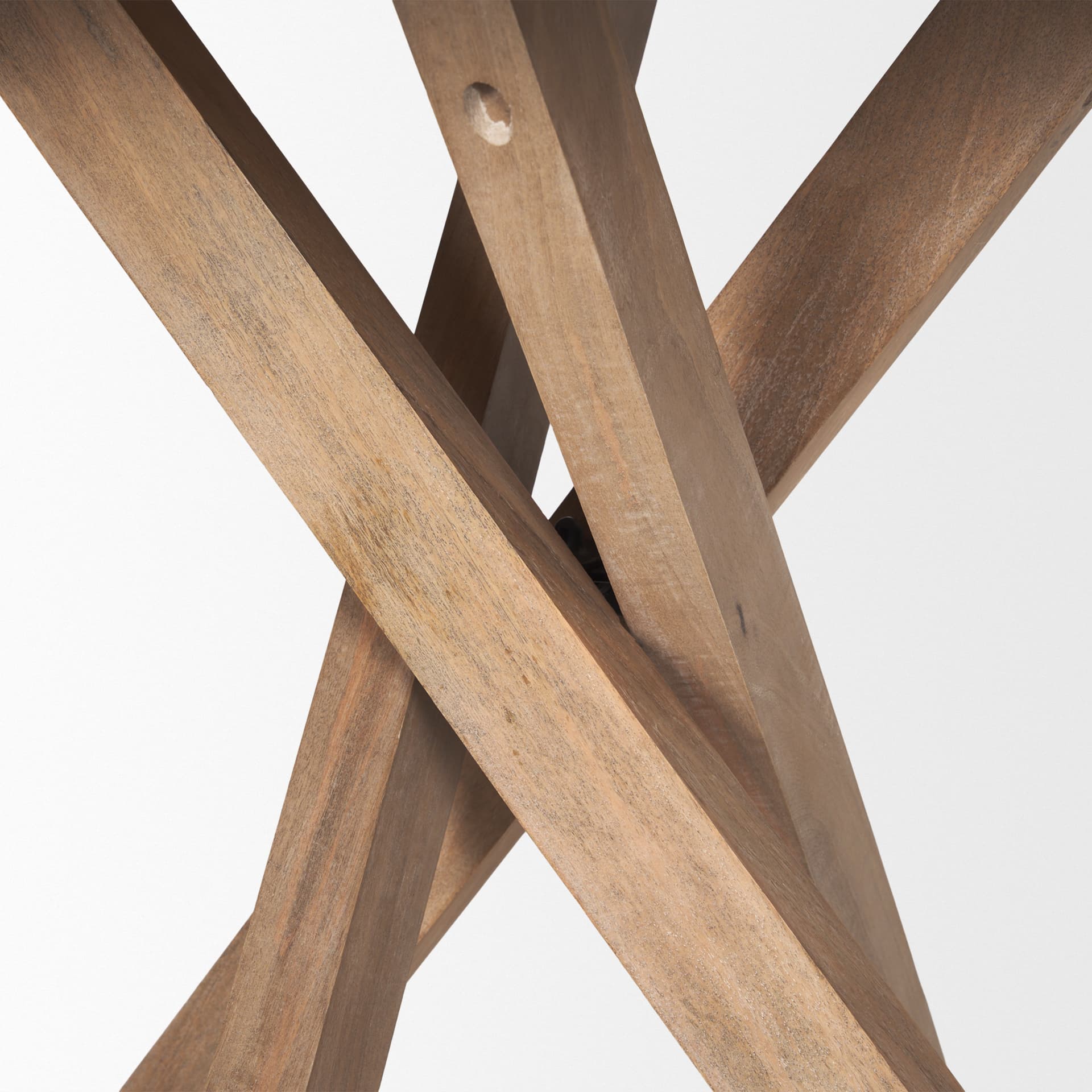 Solana Light Brown Wood Foyer Table — product photograph