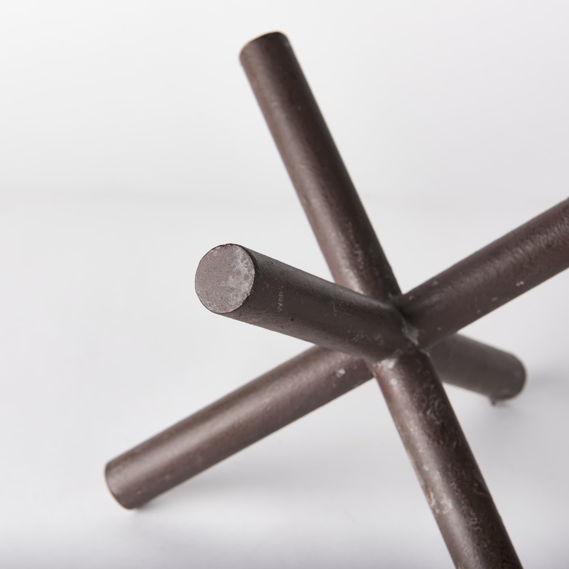 Astericks I (Large) 10L x 10W Brown Metal Decor Object — product photograph