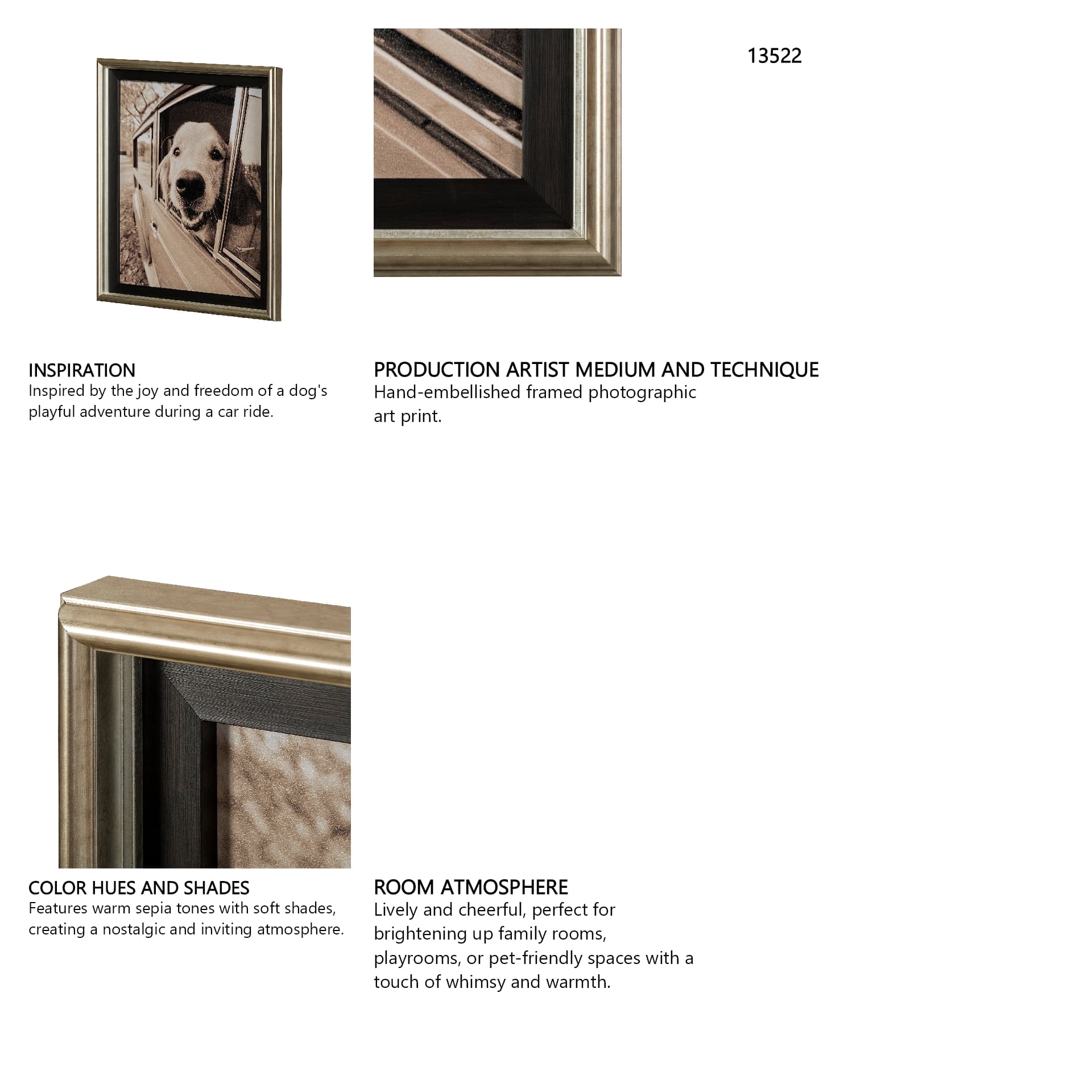 Where you go by Jim Drafield a Hand Embelished Textured Framed Photo Art Print — in a styled room