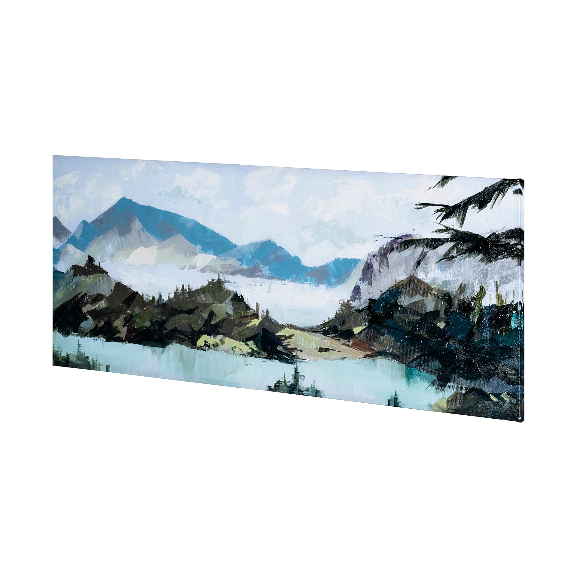 Vista II by Mercana Studio a Hand Embellished Textured Canvas — product photograph