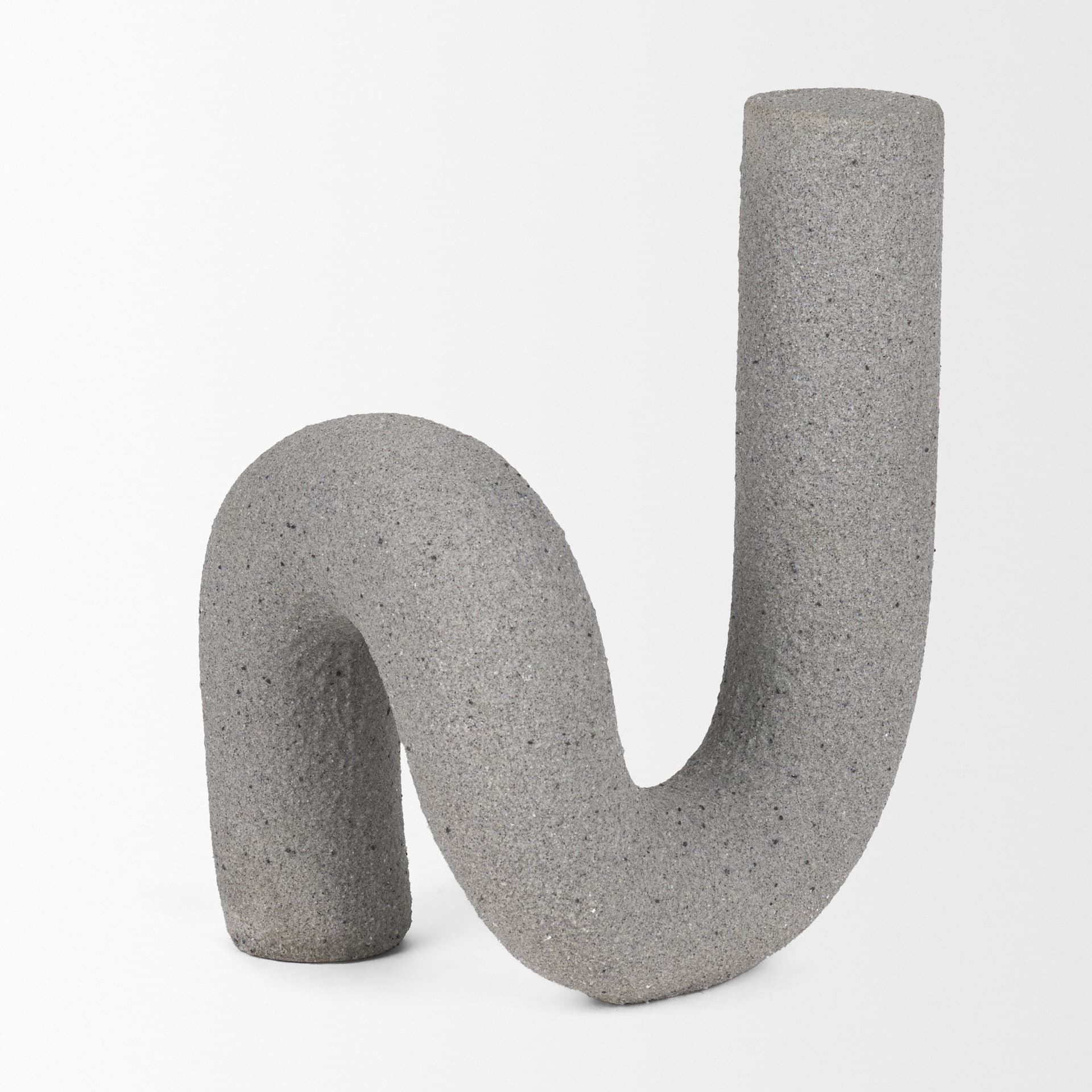 Kailyn Resin Textured Concrete Gray Decorative Object — product photograph